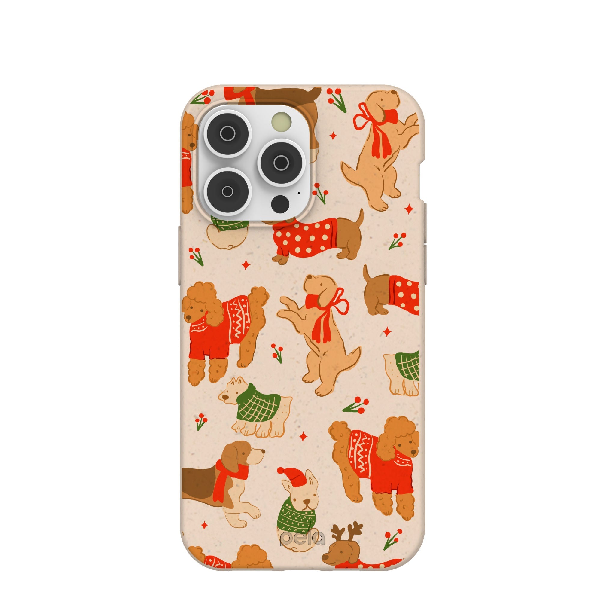Seashell Jolly Doggos iPhone 14 Pro Max Case Refurbished - Pela Case refurbished available on Cerqular