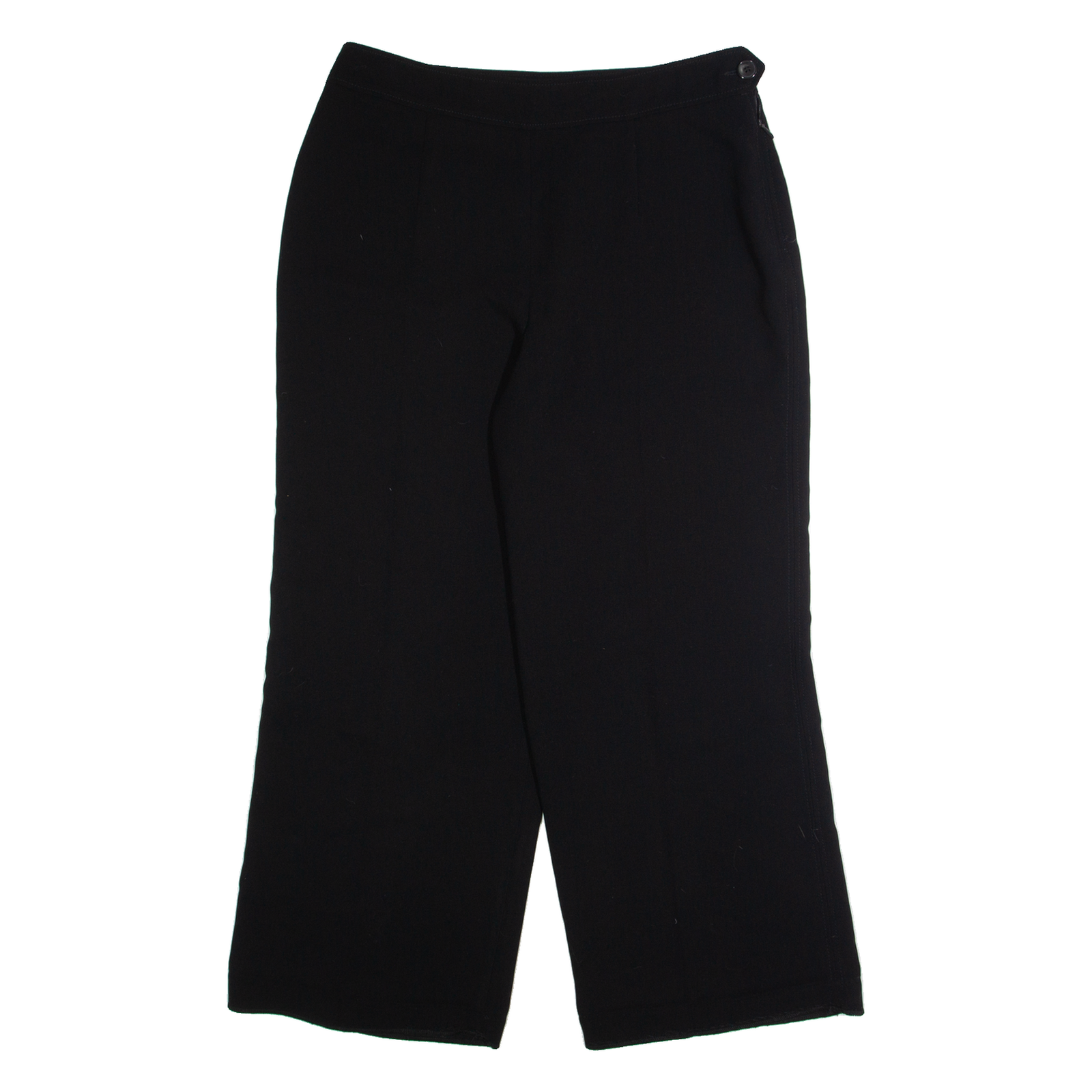 WHISTLES Workwear Womens Trousers Black Relaxed Wide-Leg W32 L27 Refurbished - N/A refurbished available on Cerqular