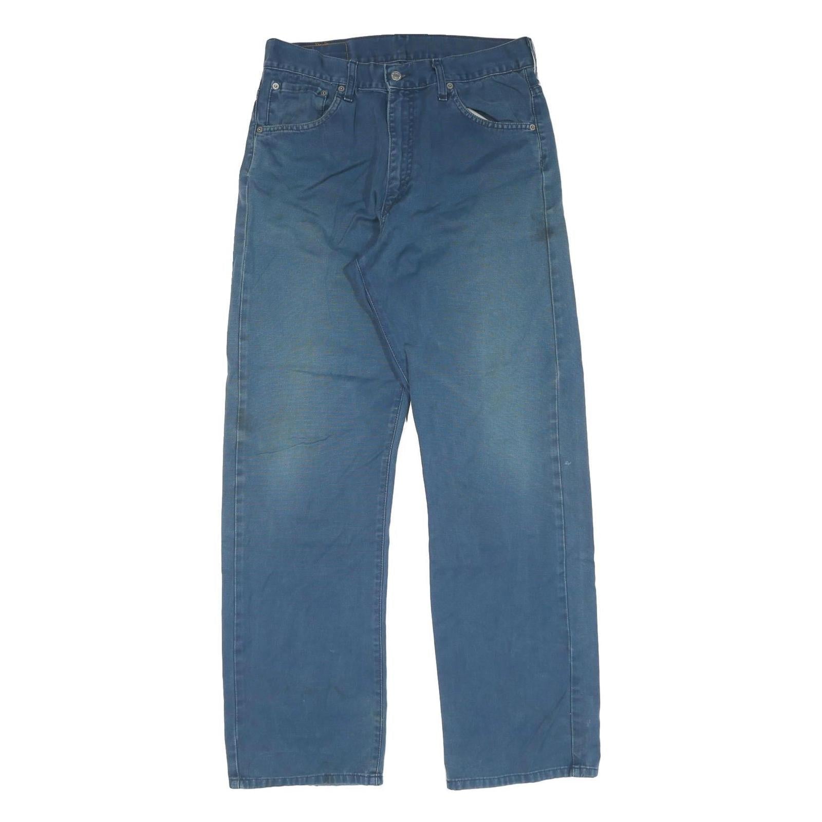 Buy LEVI'S Mens Cotton Blue Regular Straight Trousers W32 L32 Classic Zip Closure Refurbished - $36.39 LEVI'S Mens Cotton Blue Regular Straight Trousers W32 L32 Classic Zip Closure Refurbished - N/A refurbished available on Cerqular