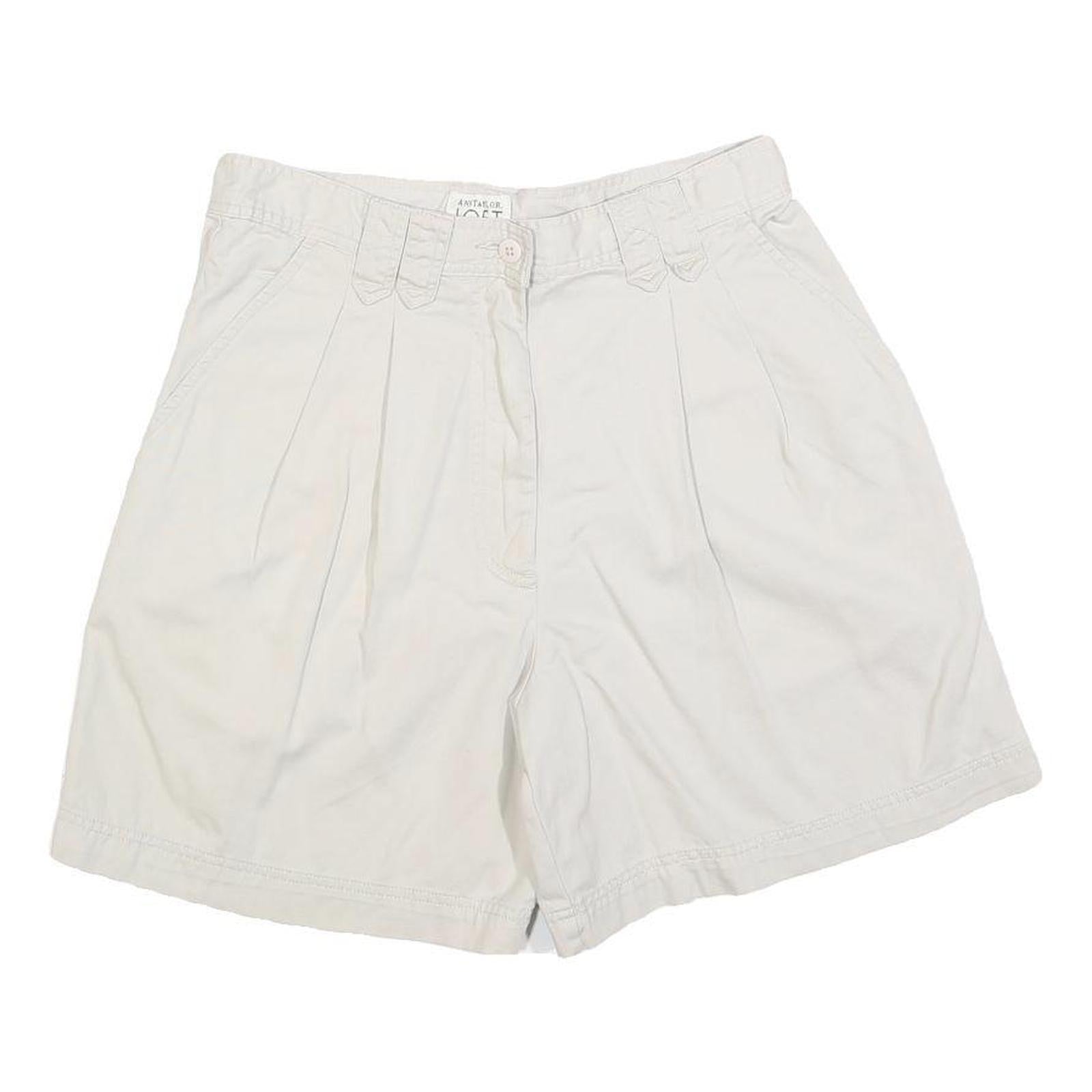 Buy ANN TAYLOR Womens White Casual Shorts S W28 Cotton Blend Pleated Refurbished - $18.19 ANN TAYLOR Womens White Casual Shorts S W28 Cotton Blend Pleated Refurbished - N/A refurbished available on Cerqular