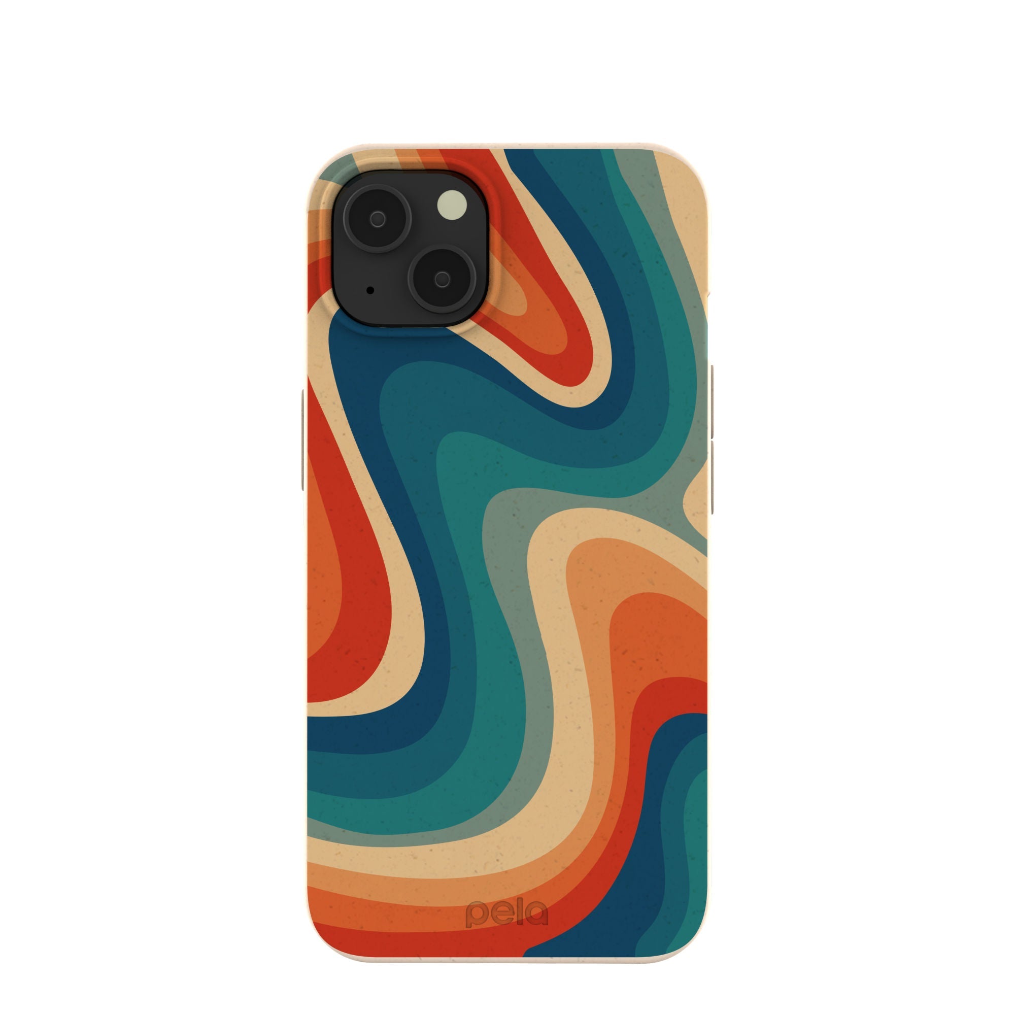 Seashell Disco iPhone 13 Case Refurbished - Pela Case refurbished available on Cerqular