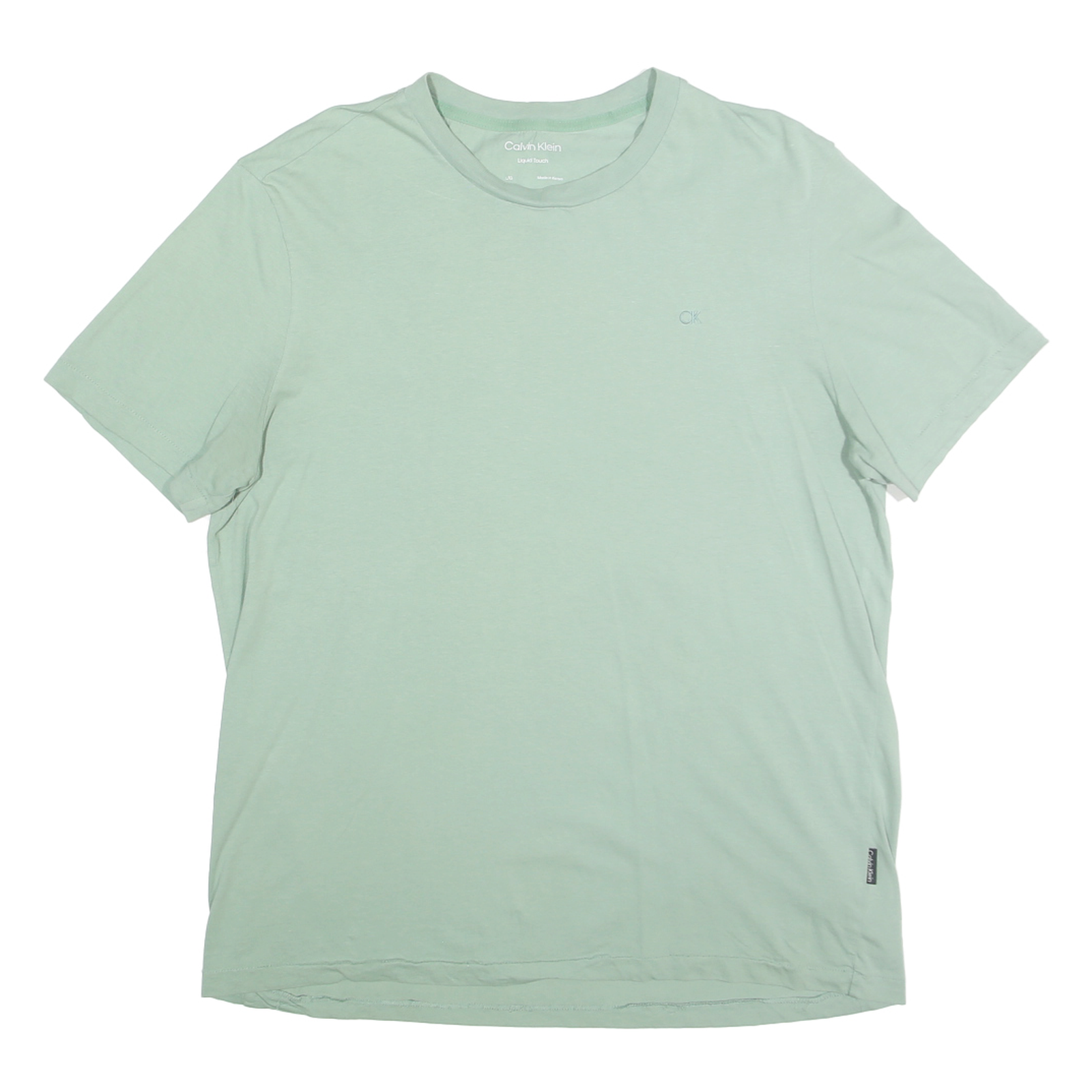 Buy CALVIN KLEIN Mens Pale Green L Short Sleeve Crew Neck Classic Cotton T-Shirt Refurbished - $19.49 CALVIN KLEIN Mens Pale Green L Short Sleeve Crew Neck Classic Cotton T-Shirt Refurbished - N/A refurbished available on Cerqular