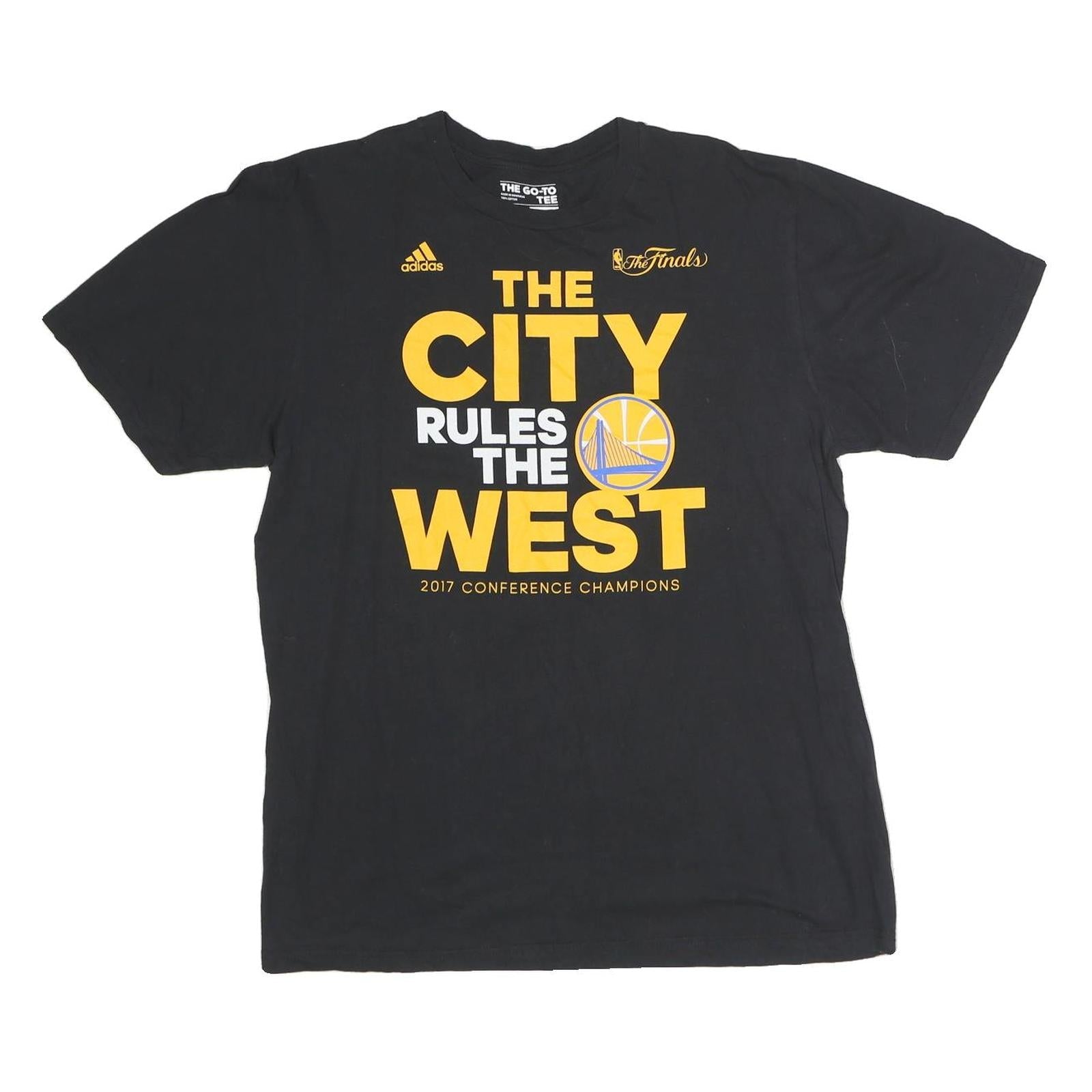 Buy ADIDAS Mens Black The City Rules The West Graphic T-Shirt L Short Sleeve Crew Refurbished - $16.89 ADIDAS Mens Black The City Rules The West Graphic T-Shirt L Short Sleeve Crew Refurbished - N/A refurbished available on Cerqular
