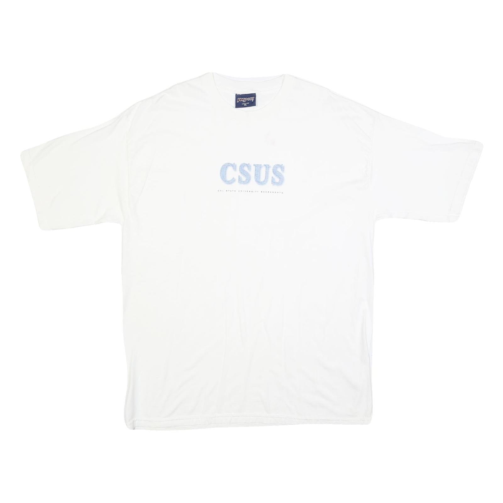 Buy JANSPORT Mens White CSUS Graphic T-Shirt 2XL Short Sleeve Crew Neck Cotton Blend Refurbished - $12.99 JANSPORT Mens White CSUS Graphic T-Shirt 2XL Short Sleeve Crew Neck Cotton Blend Refurbished - N/A refurbished available on Cerqular