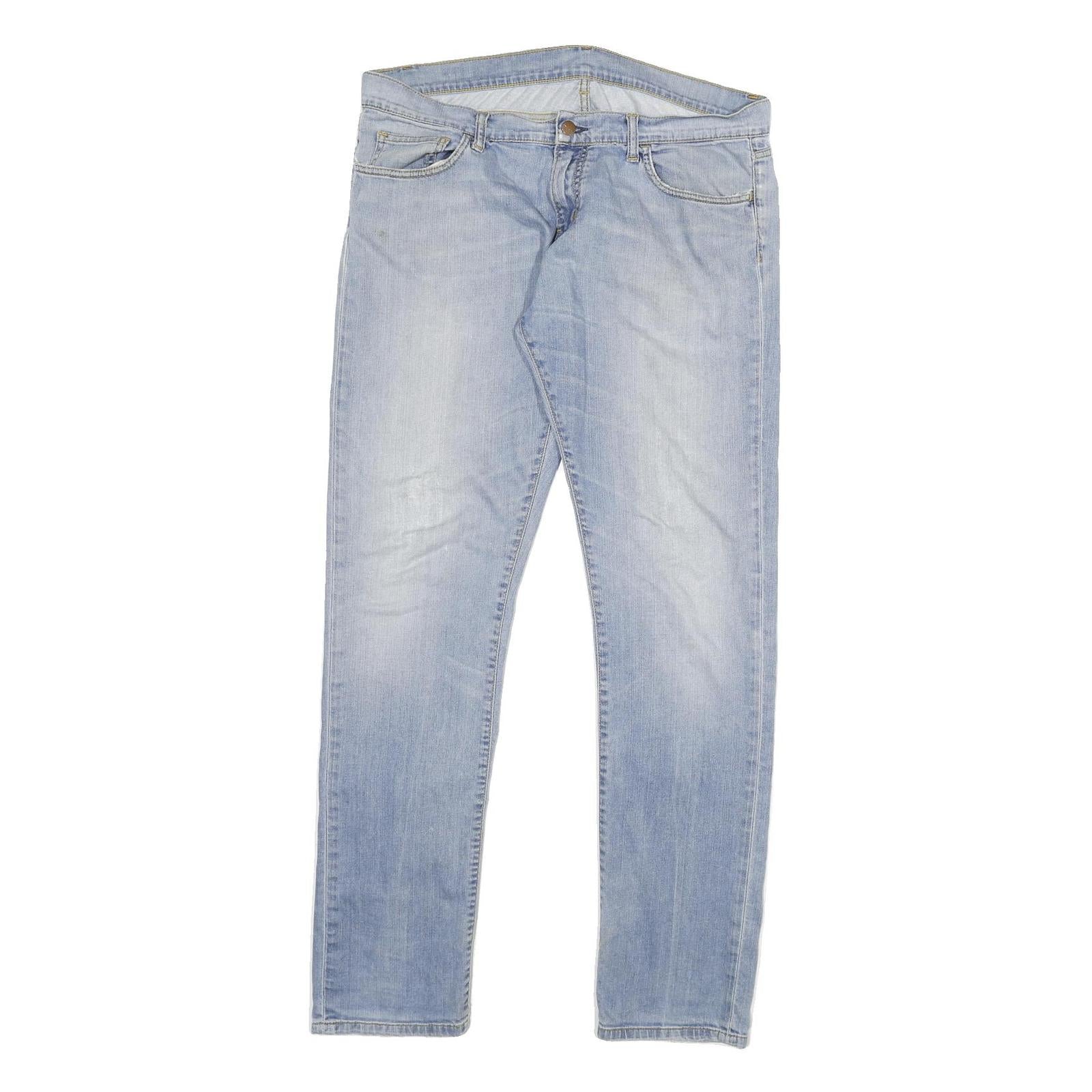 CARHARTT Mens Jeans Blue Slim Skinny Denim Light W34 L34 Casual Zip Cotton Blend Refurbished - N/A refurbished available on Cerqular