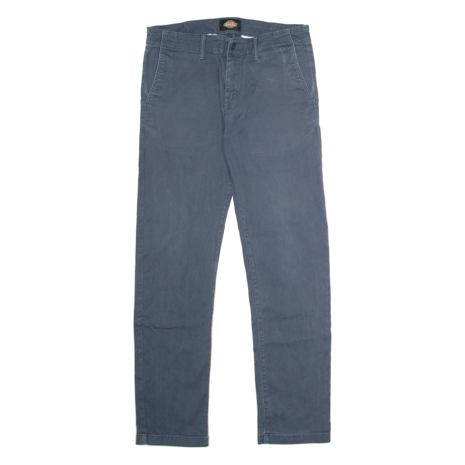 DICKIES Workwear Mens Twill Trousers Blue Regular Tapered W32 L32 Refurbished - N/A refurbished available on Cerqular