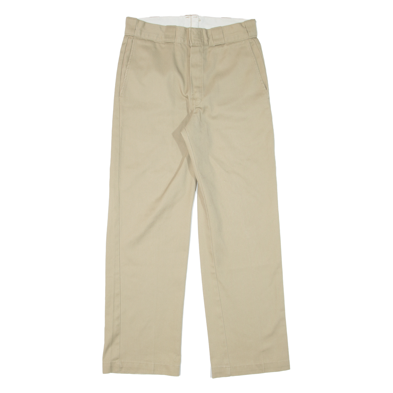 DICKIES Workwear Mens Trousers Beige Regular Straight W28 L29 Refurbished - N/A refurbished available on Cerqular