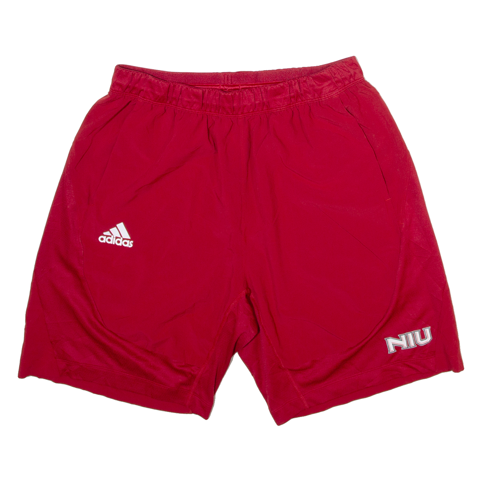 ADIDAS Mens Casual Shorts Red Relaxed L W28 Refurbished - N/A refurbished available on Cerqular