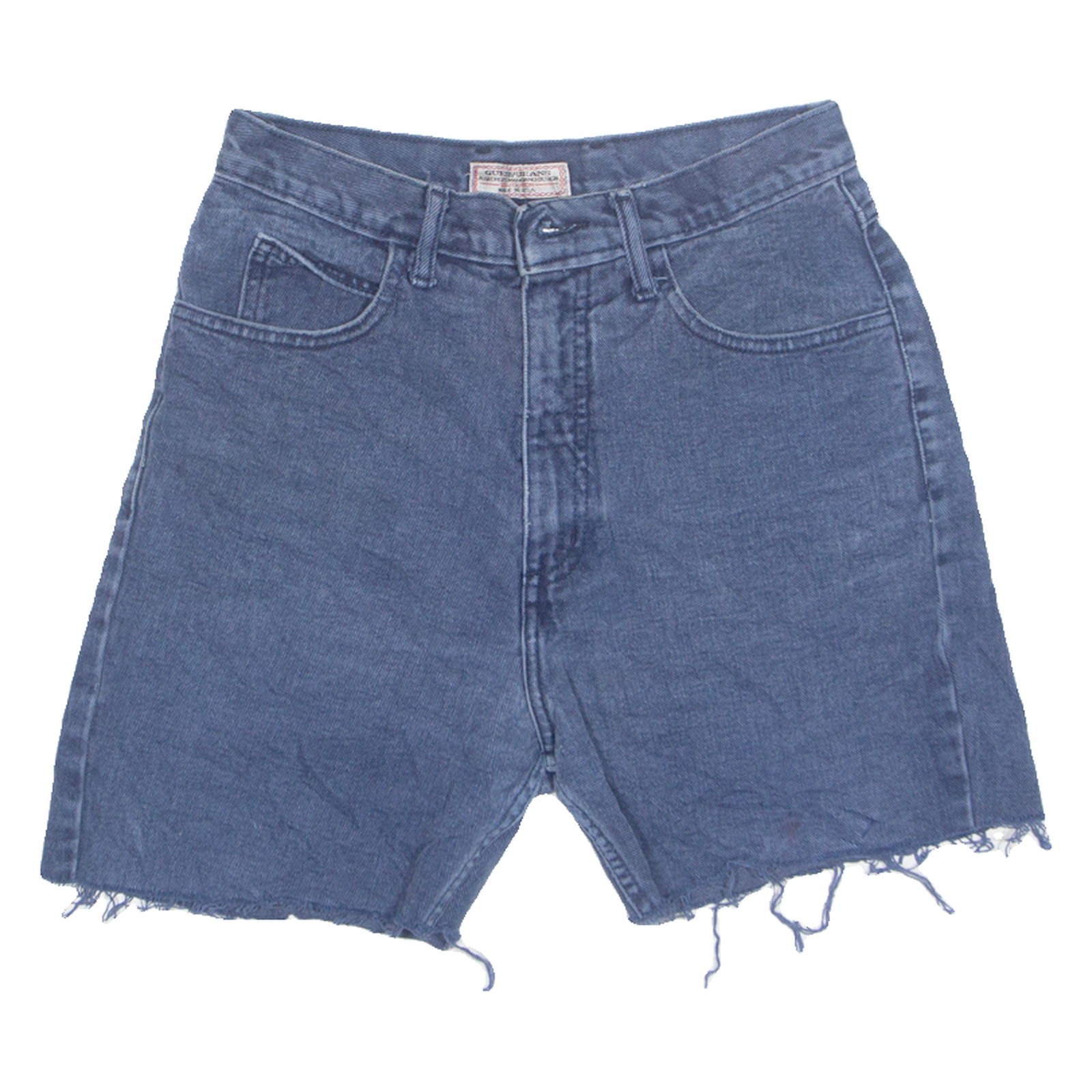 GUESS JEANS Cut Off Womens Denim Shorts Blue 90s M W30 Refurbished - N/A refurbished available on Cerqular