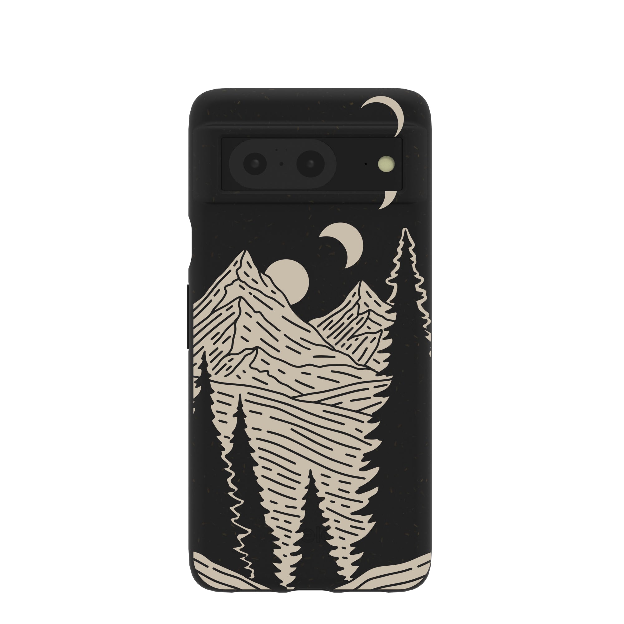 Buy Black Moonlight Peaks Google Pixel 8 Case Refurbished - $80.00 Black Moonlight Peaks Google Pixel 8 Case Refurbished - Pela Case refurbished available on Cerqular