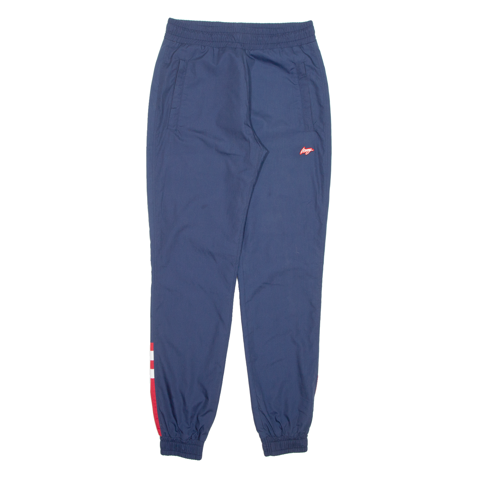 WRUNG Mens Track Pants Blue Tapered S W26 L31 Refurbished - N/A refurbished available on Cerqular