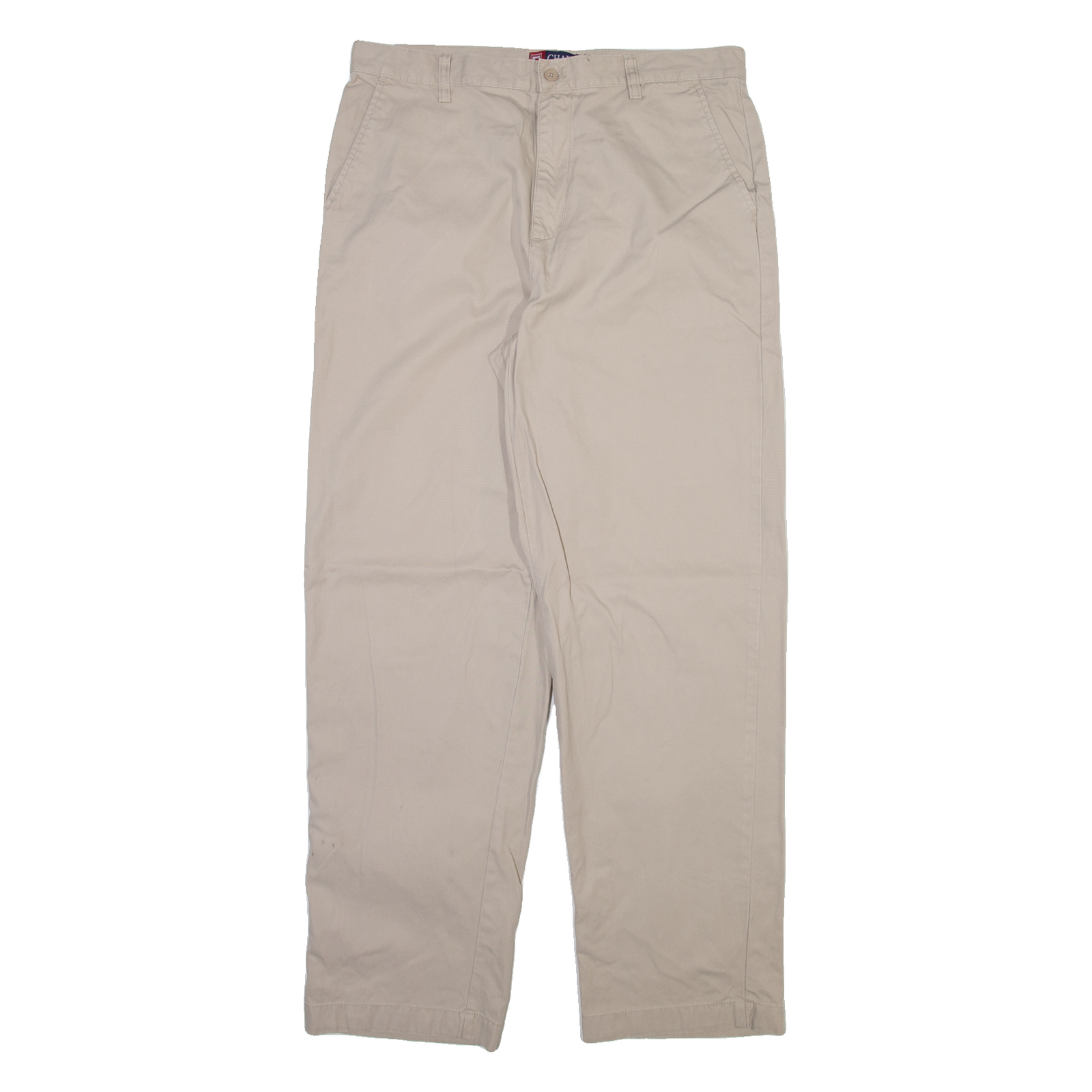 CHAPS Mens Trousers Beige Regular Straight W34 L32 Refurbished - N/A refurbished available on Cerqular