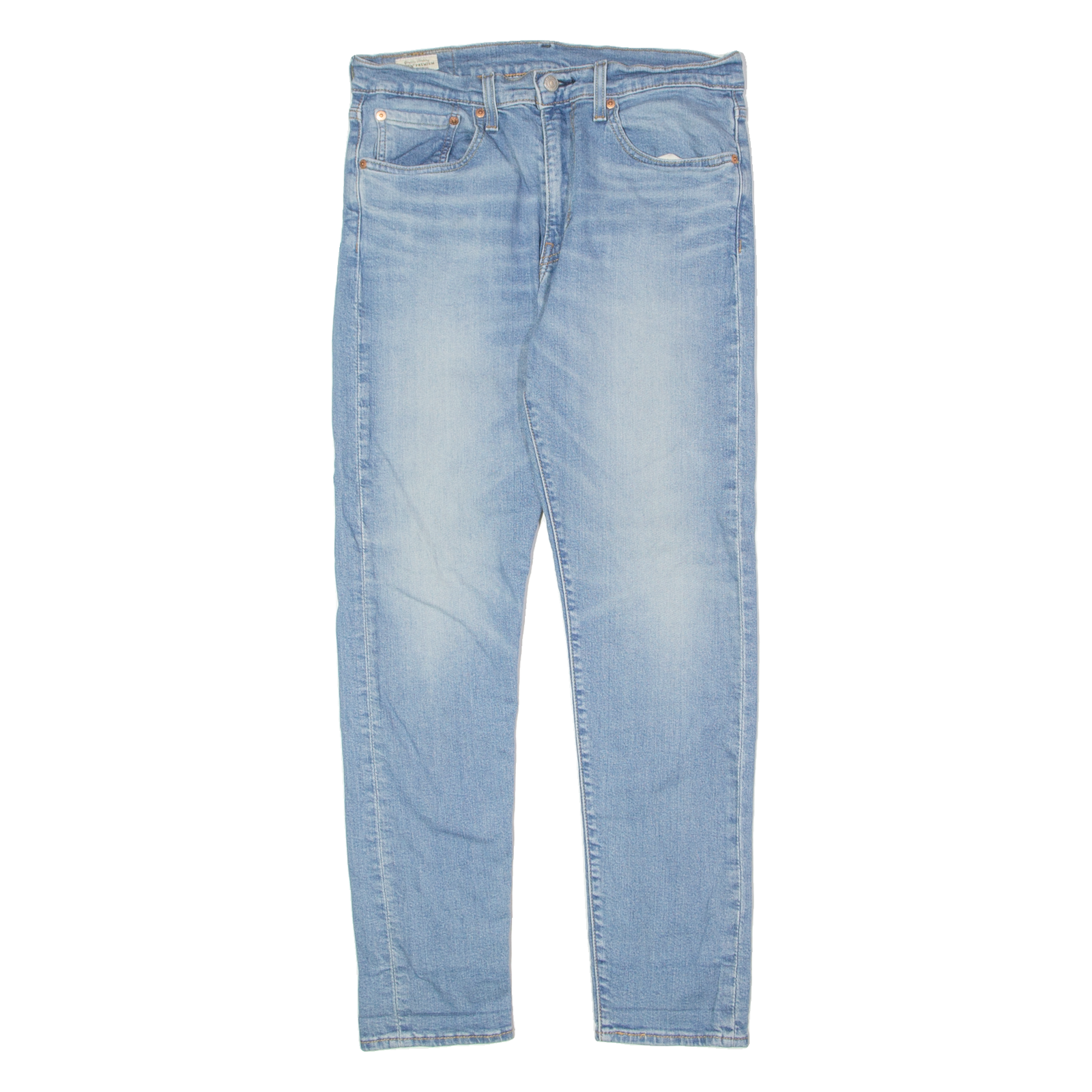 LEVI'S 512 BIG E Jeans Mens Blue Slim Tapered Stone Wash W32 L32 Refurbished - N/A refurbished available on Cerqular
