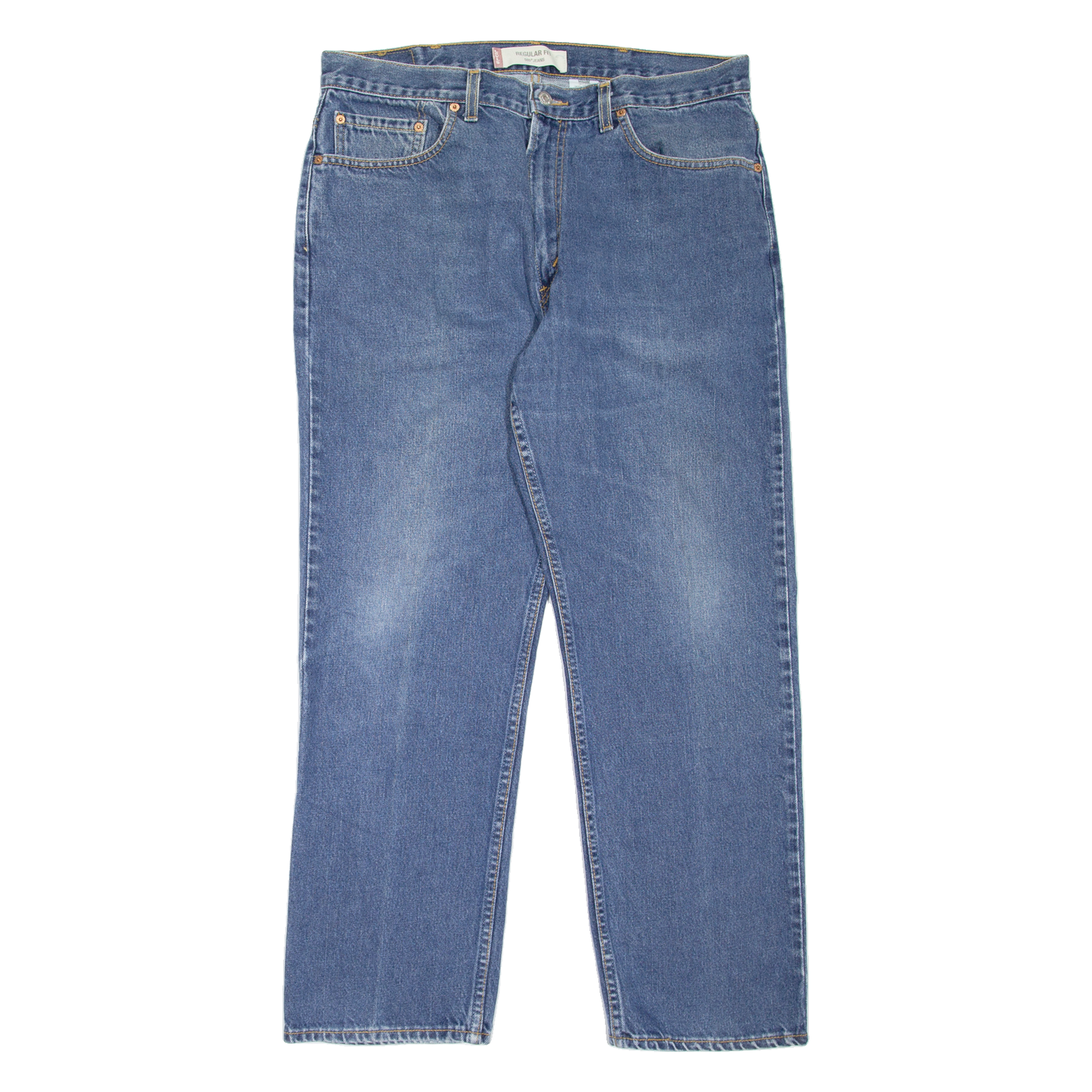 LEVI'S 505 Jeans Mens Blue Regular Straight W38 L30 Refurbished - N/A refurbished available on Cerqular