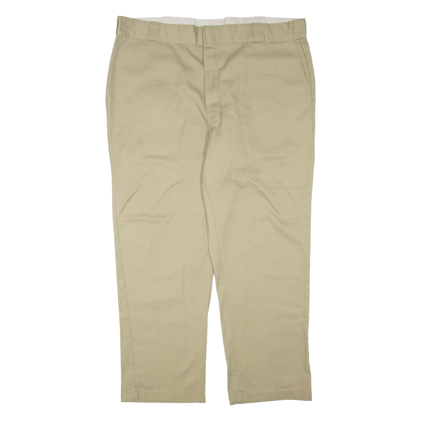 DICKIES Mens Trousers Beige Regular Tapered W42 L30 Refurbished - N/A refurbished available on Cerqular