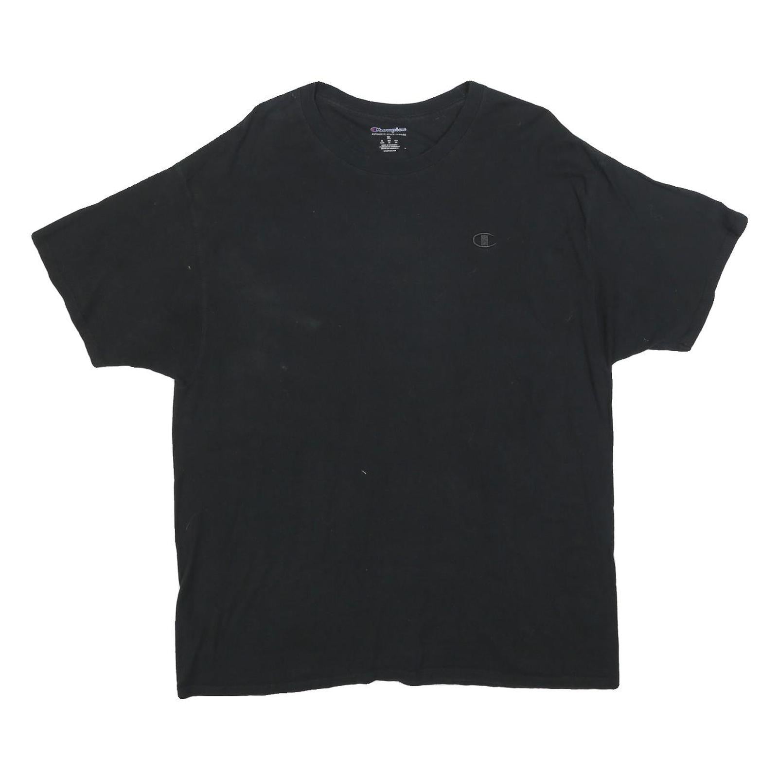 Buy CHAMPION Mens Black Classic T-Shirt XL Short Sleeve Crew Neck Cotton Blend Refurbished - $15.59 CHAMPION Mens Black Classic T-Shirt XL Short Sleeve Crew Neck Cotton Blend Refurbished - N/A refurbished available on Cerqular