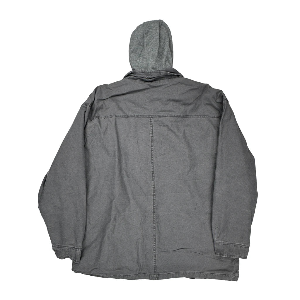 Dickies Jacket - 2XL Grey Cotton Refurbished - Thrifted (note: this is a term often used to describe second- refurbished available on Cerqular