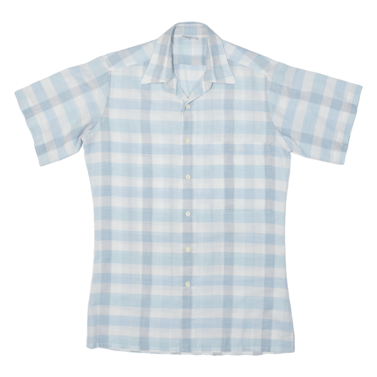 Mens Shirt Blue Check M Refurbished - N/A refurbished available on Cerqular