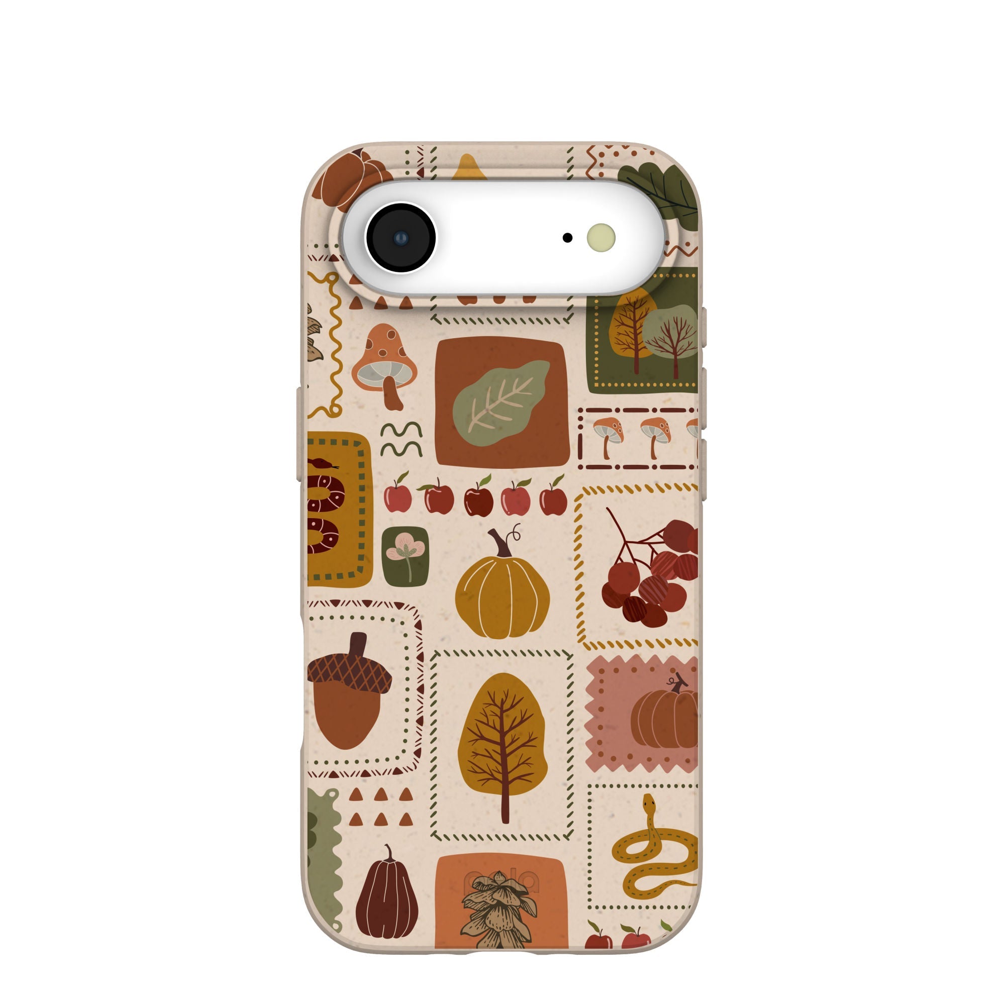 Seashell Autumn Patch iPhone Air Case | MagSafe Compatibility: With MagSafe Refurbished - Pela Case refurbished available on Cerqular