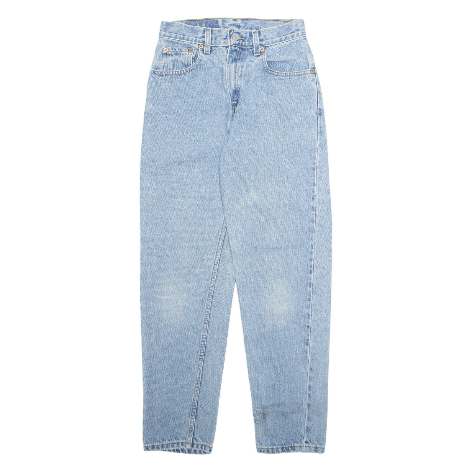 LEVI'S Womens Jeans Blue Regular Tapered W24 L27 Refurbished - N/A refurbished available on Cerqular