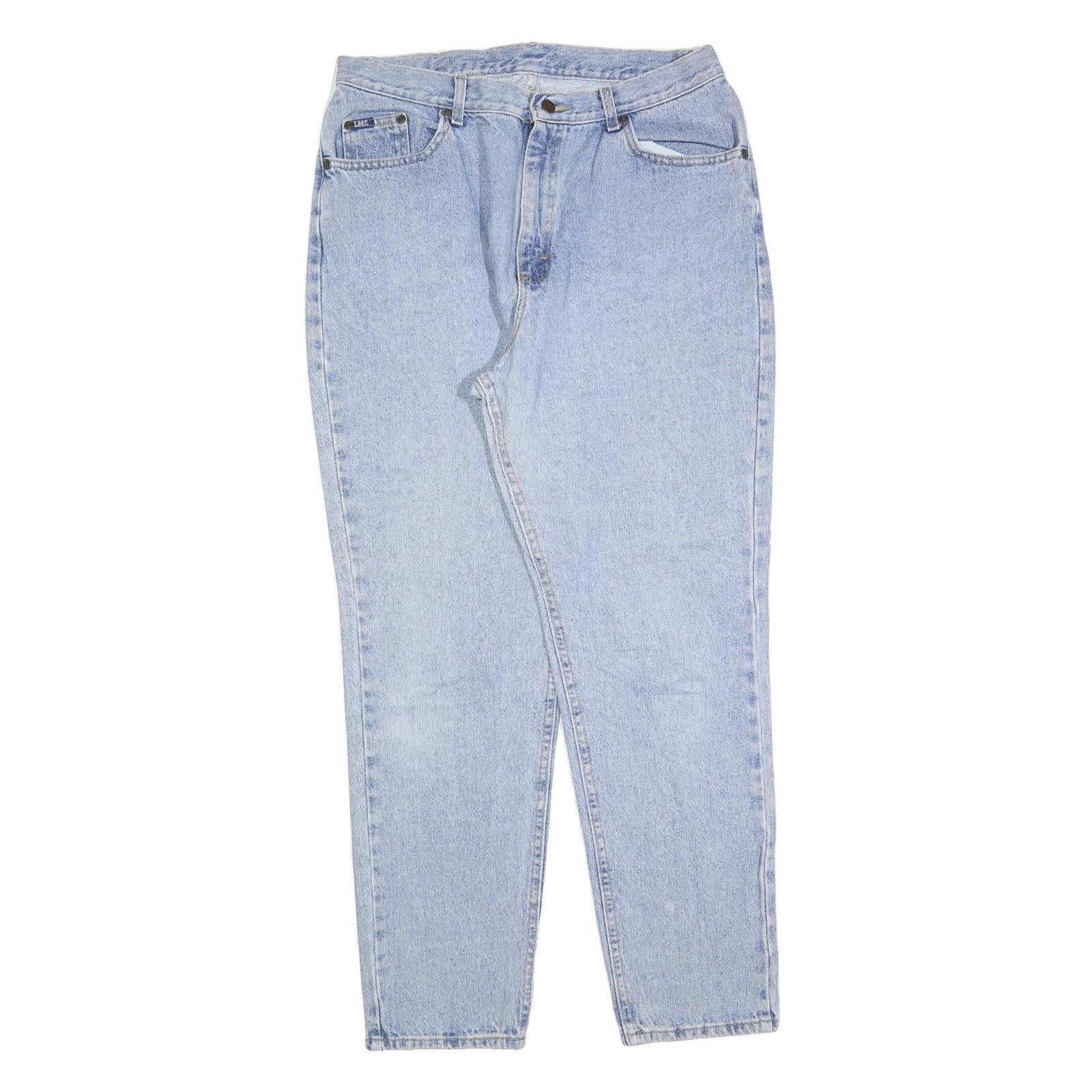 LEE Mens Jeans Blue Regular Straight Denim Light Wash W32 L30 Classic Cotton Refurbished - N/A refurbished available on Cerqular