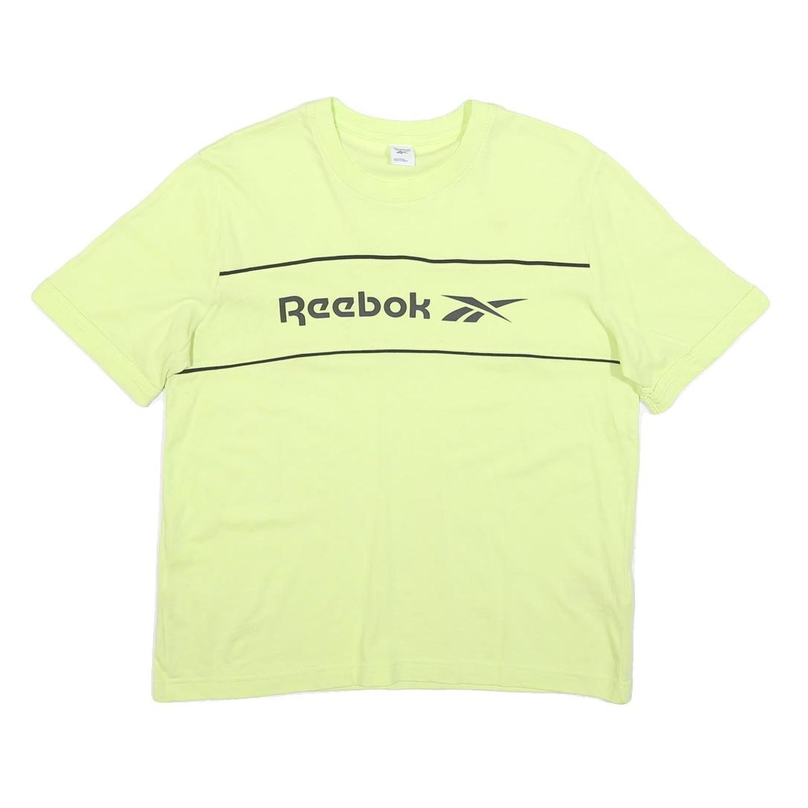 Buy REEBOK Womens Yellow Graphic T-Shirt S Short Sleeve Crew Neck Casual Refurbished - $15.59 REEBOK Womens Yellow Graphic T-Shirt S Short Sleeve Crew Neck Casual Refurbished - N/A refurbished available on Cerqular