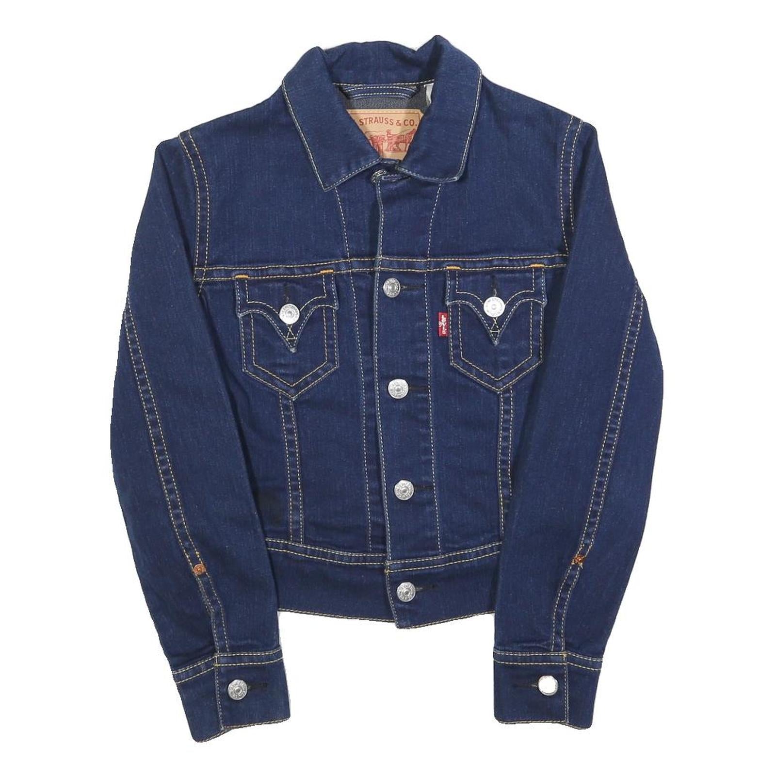 Buy LEVI'S Womens Blue Denim Jacket S Cotton Button Front Classic Fit Refurbished - $51.99 LEVI'S Womens Blue Denim Jacket S Cotton Button Front Classic Fit Refurbished - N/A refurbished available on Cerqular