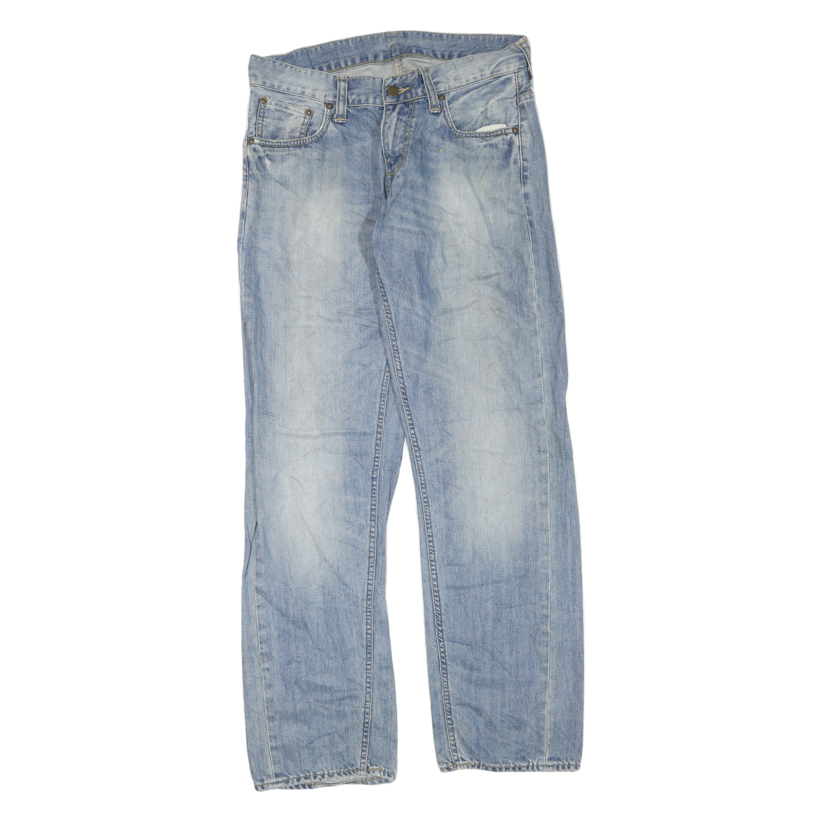 CARHARTT Womens Regular Blue Denim Light Jeans W32 L32 Classic Fit Cotton Blend Refurbished - N/A refurbished available on Cerqular
