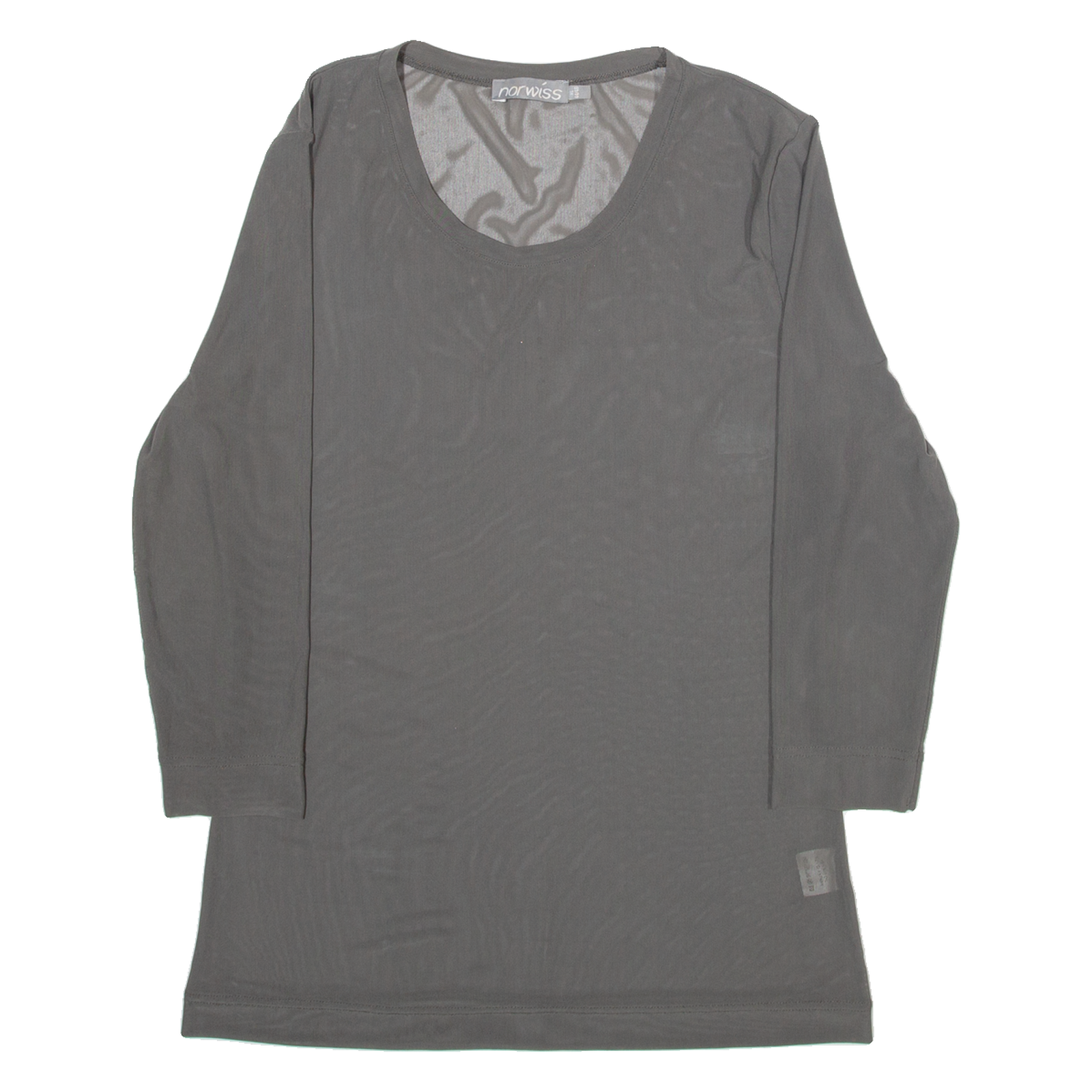 NORWISS Womens Top Grey Long Sleeve XL Refurbished - N/A refurbished available on Cerqular