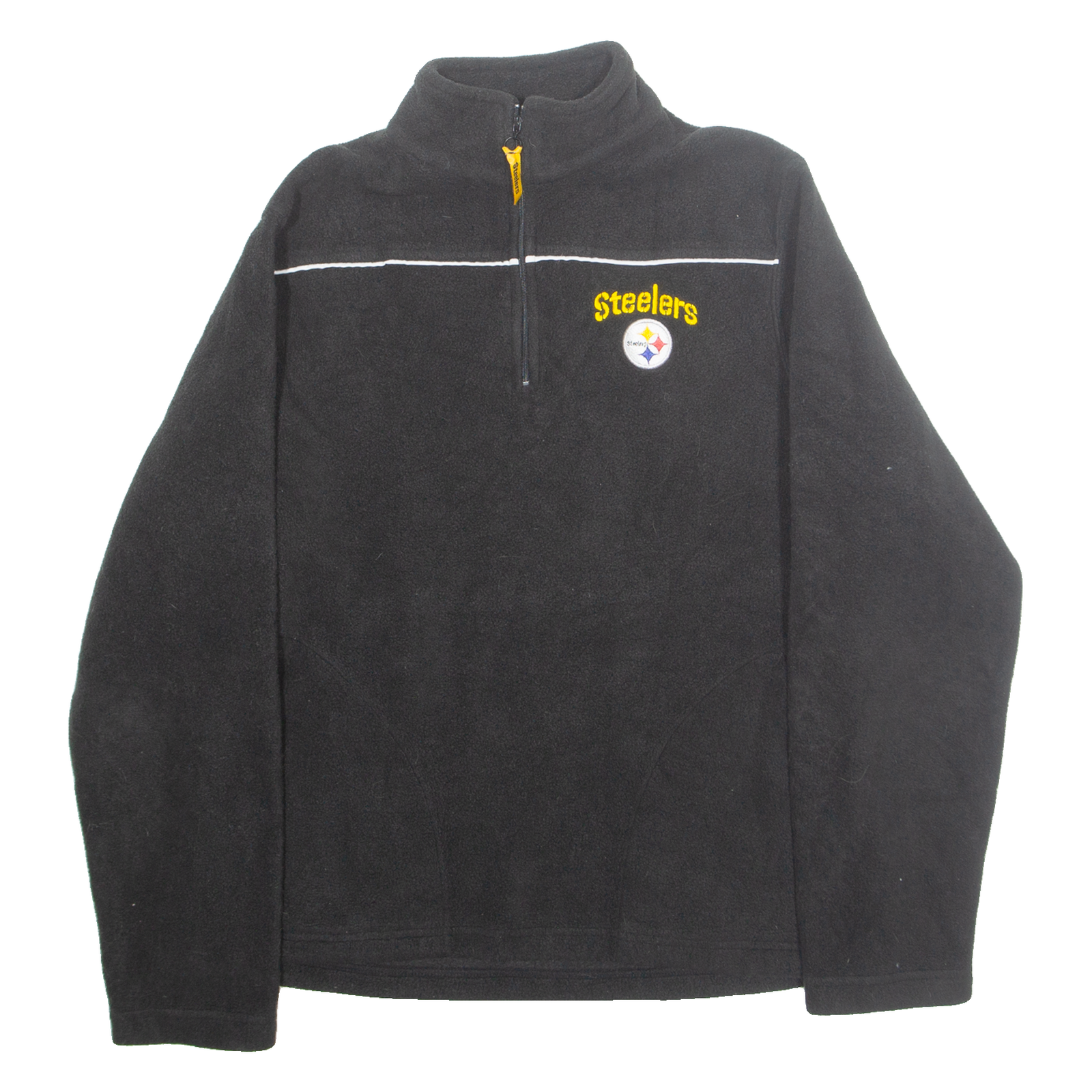 NFL Steelers Womens Fleece Black 1/4 Zip M Refurbished - N/A refurbished available on Cerqular