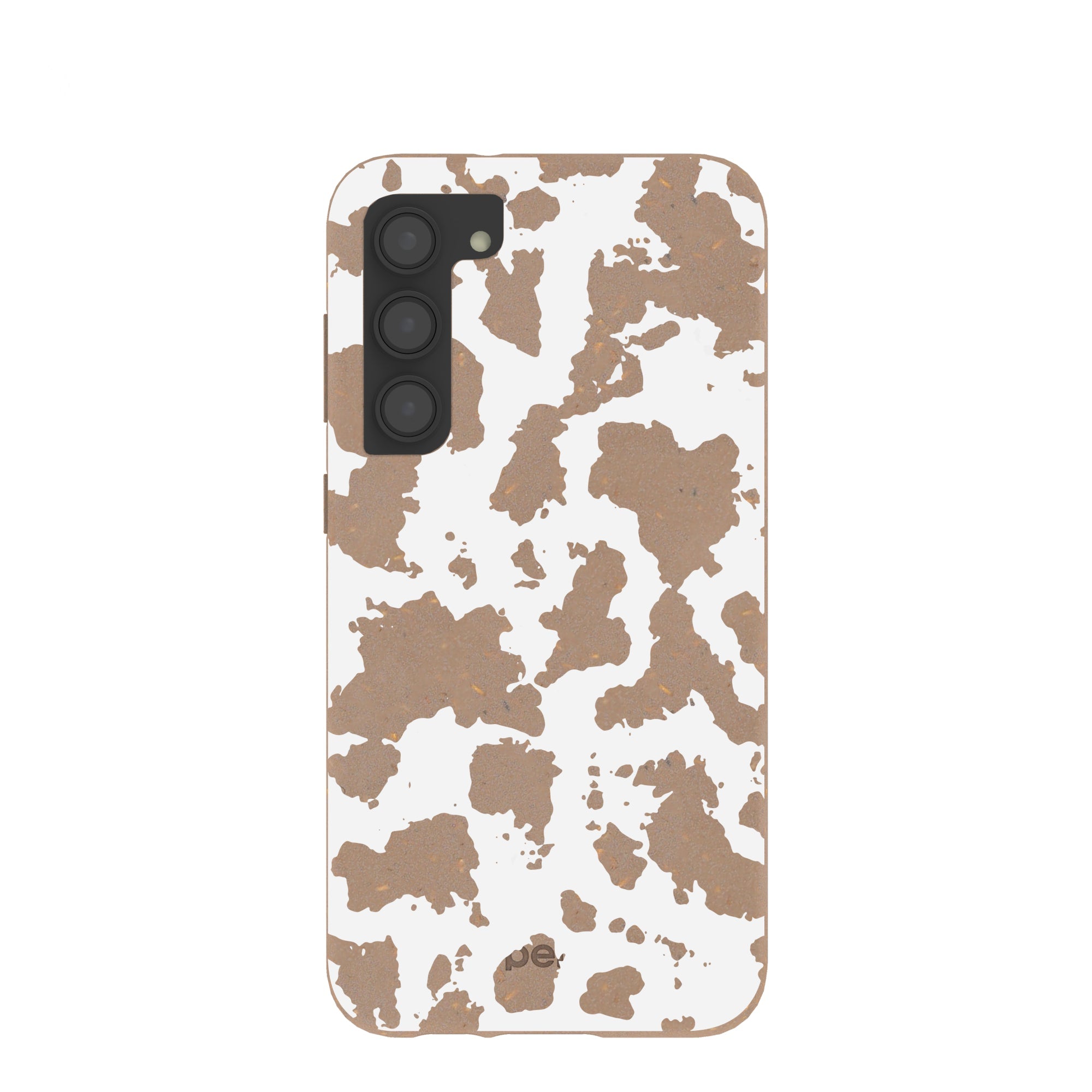 Chocolate Brown Cow Couture Samsung Galaxy S23+(Plus) Case Refurbished - Pela Case refurbished available on Cerqular