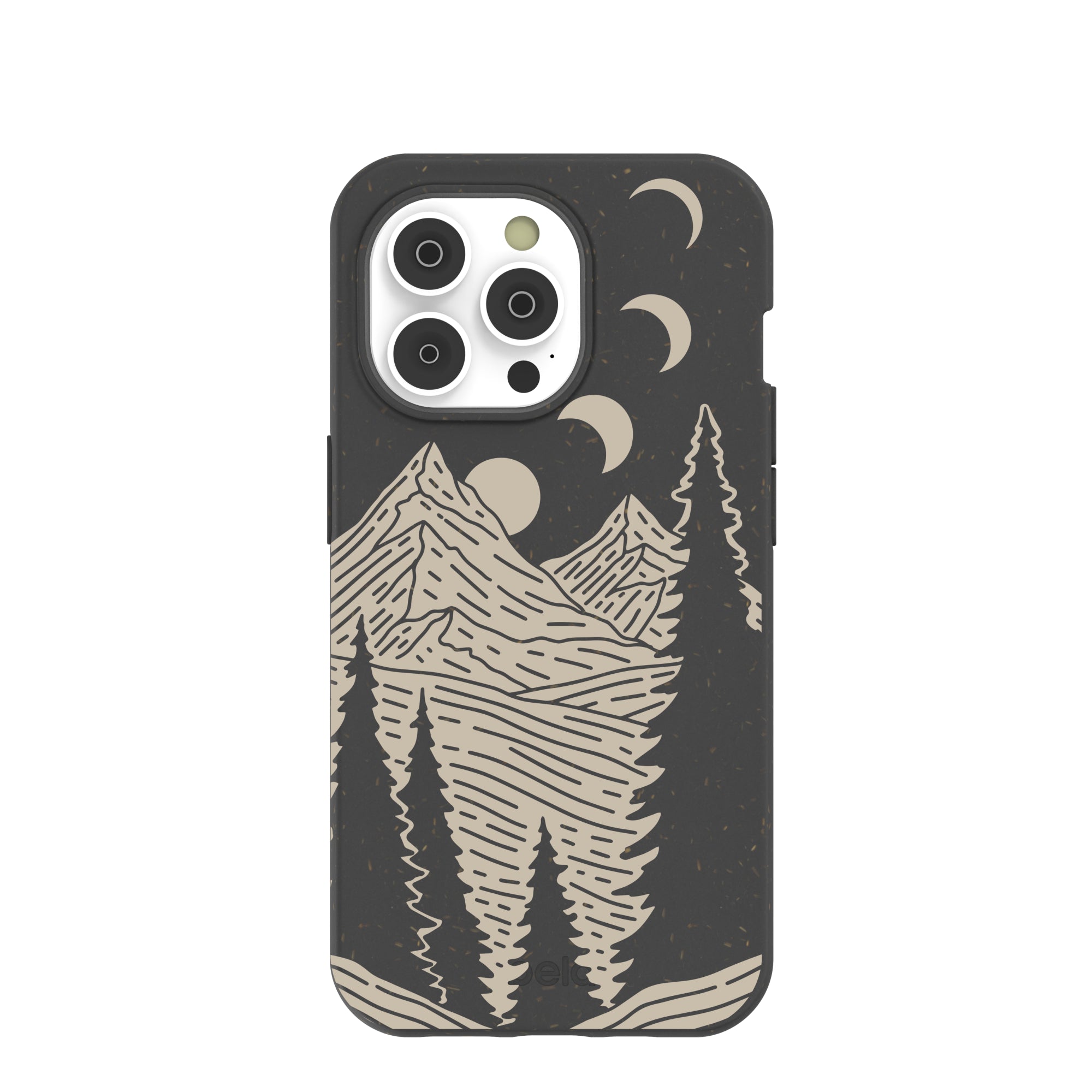 Black Moonlight Peaks iPhone 14 Pro Case Refurbished - Pela Case refurbished available on Cerqular