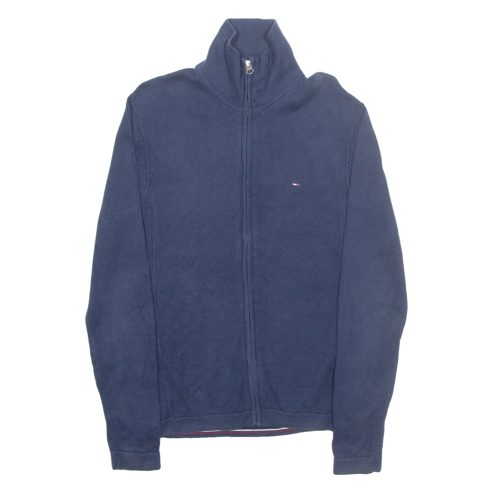 TOMMY HILFIGER Mens Jumper Blue Tight Knit L Refurbished - N/A refurbished available on Cerqular