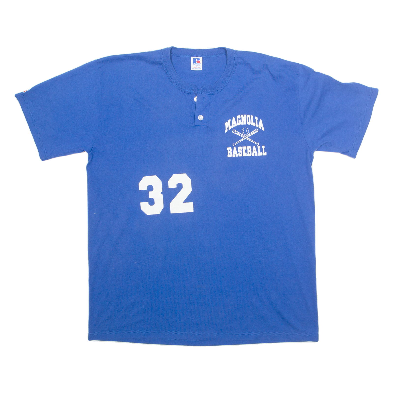 Buy Magnolia Baseball Mens T-Shirt Blue USA Button Neck XL Refurbished - $15.59 Magnolia Baseball Mens T-Shirt Blue USA Button Neck XL Refurbished - N/A refurbished available on Cerqular