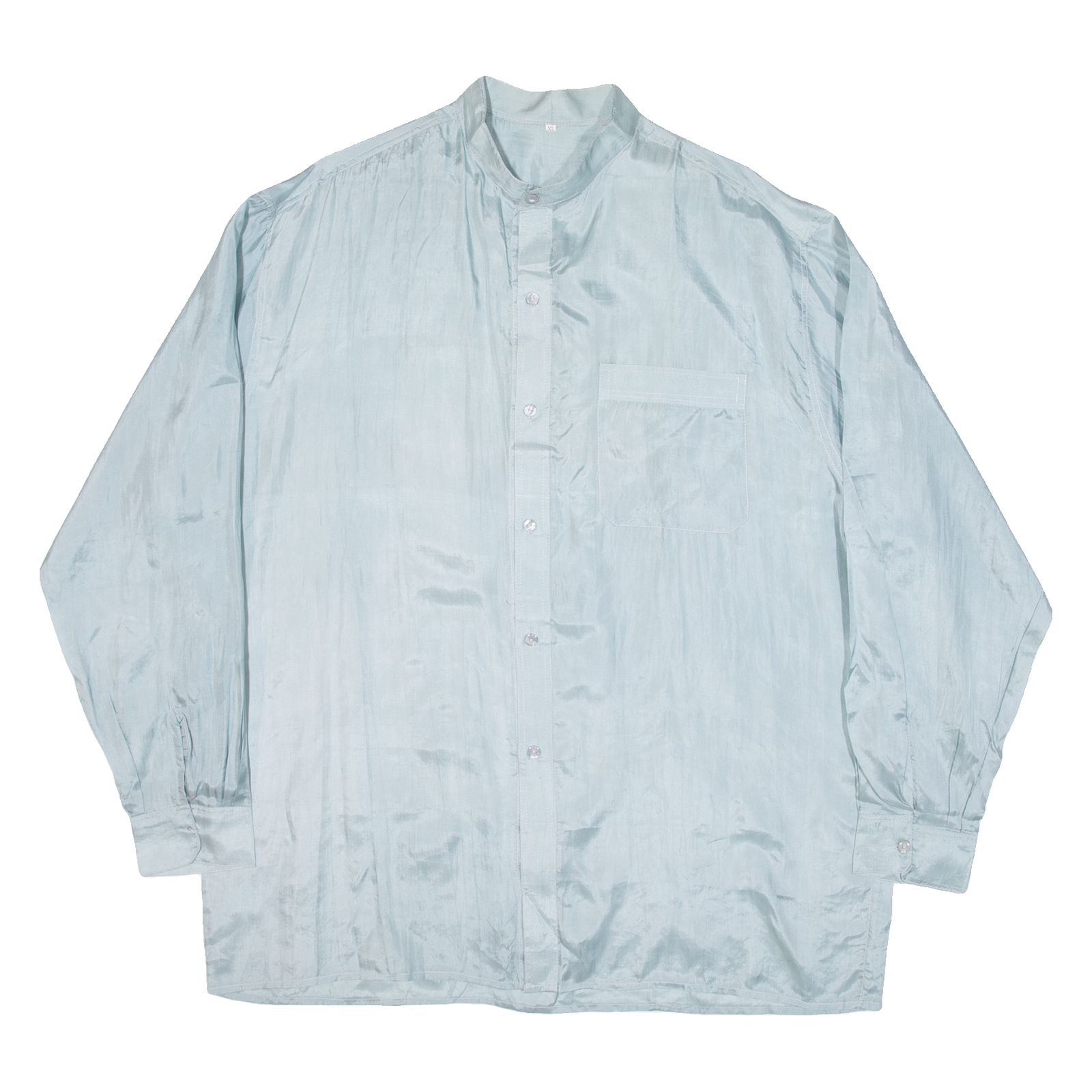 Mens Plain Shirt Blue Long Sleeve XL Refurbished - N/A refurbished available on Cerqular