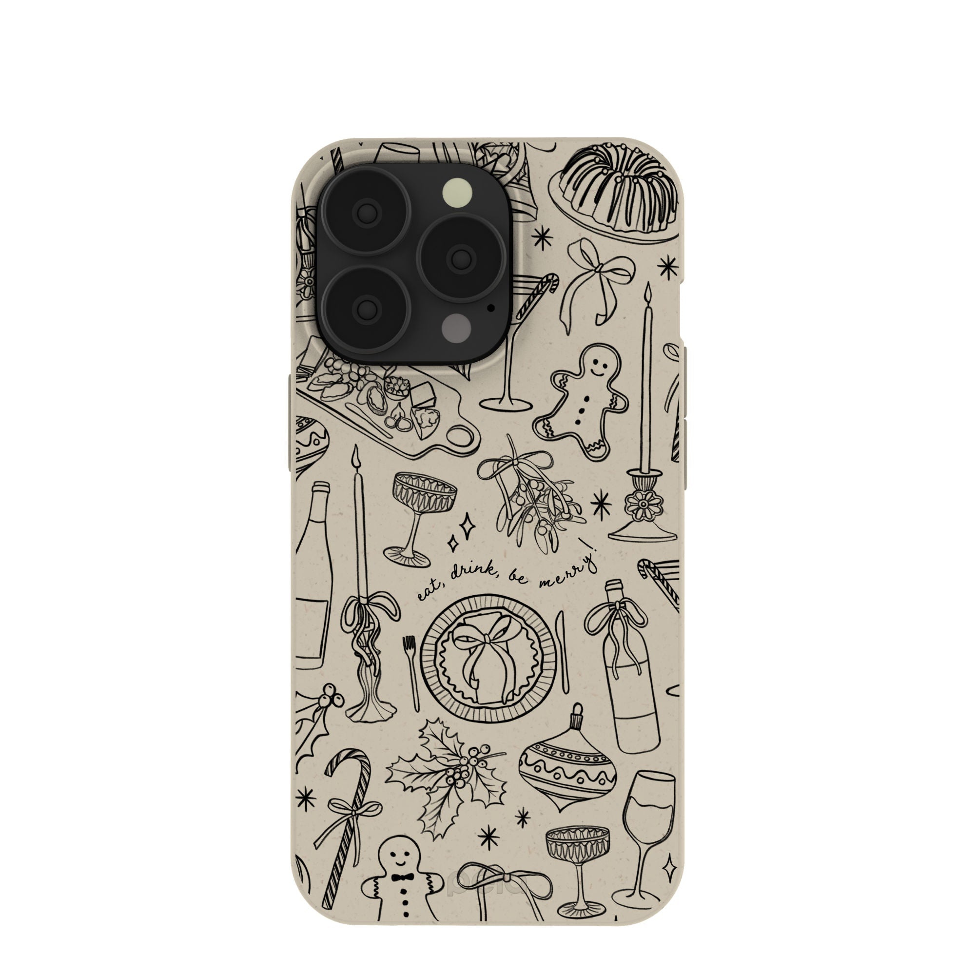 London Fog Holiday Dinner Party iPhone 13 Pro Case Refurbished - Pela Case refurbished available on Cerqular