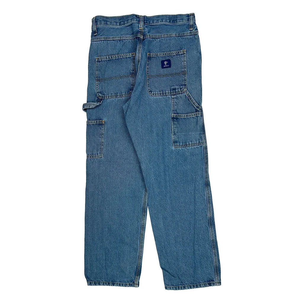 Unbranded Carpenter Jeans - 32W 32L Blue Cotton Refurbished - Thrifted (note: this is a term often used to describe second- refurbished available on Cerqular