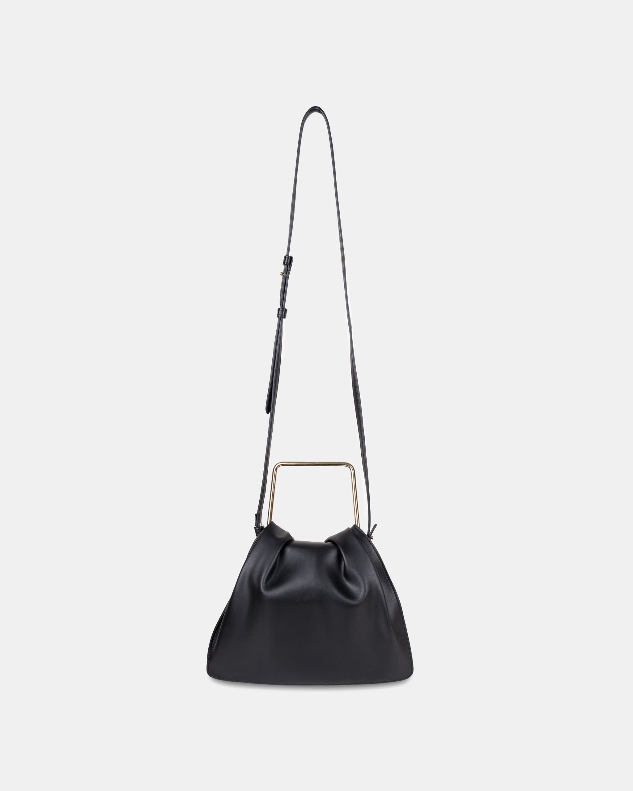 🌽 Poppy Corn Leather Bag | Color: Black Refurbished - ONE (assuming it refers to the brand "ONE") refurbished available on Cerqular