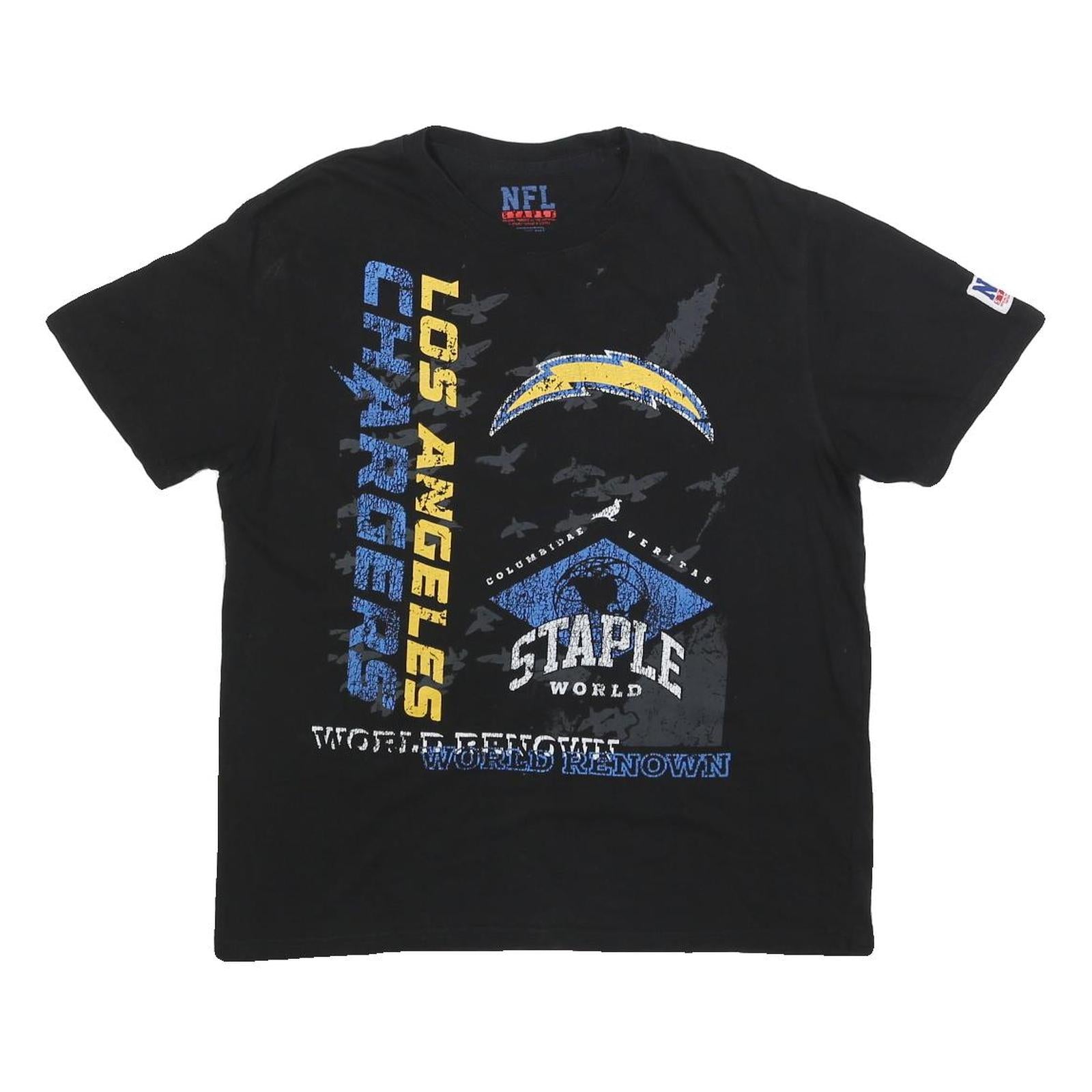 Buy NFL Mens Black Los Angeles Chargers Graphic T-Shirt M Crew Neck Short Sleeve Refurbished - $25.99 NFL Mens Black Los Angeles Chargers Graphic T-Shirt M Crew Neck Short Sleeve Refurbished - N/A refurbished available on Cerqular