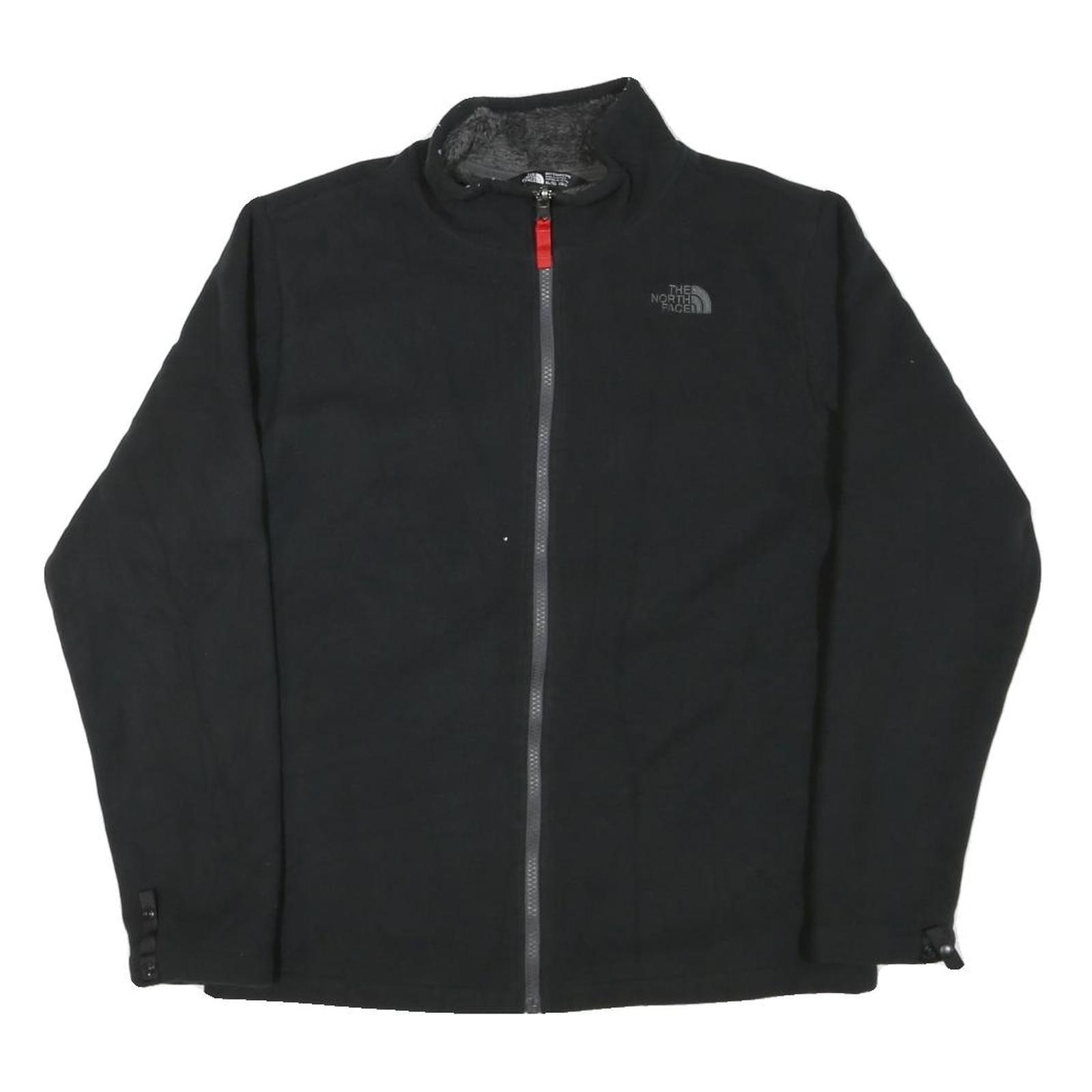 THE NORTH FACE Womens Black Polyester Blend Jacket XL Zip Plain Outdoor Casual Refurbished - N/A refurbished available on Cerqular