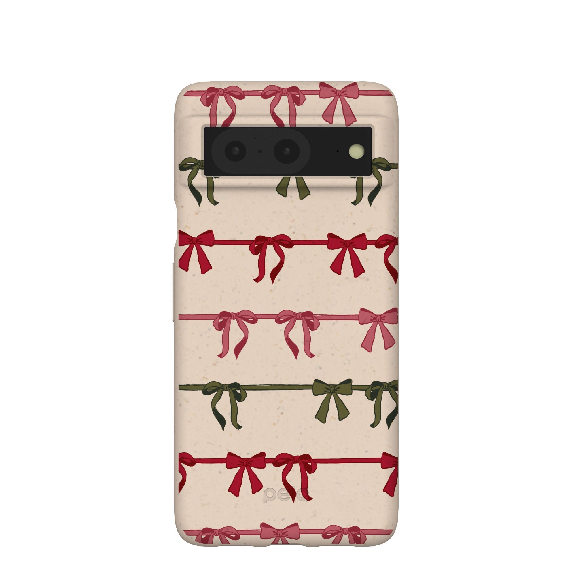 Buy Seashell Holiday Bows Google Pixel 8 Case Refurbished - $65.00 Seashell Holiday Bows Google Pixel 8 Case Refurbished - Pela Case refurbished available on Cerqular