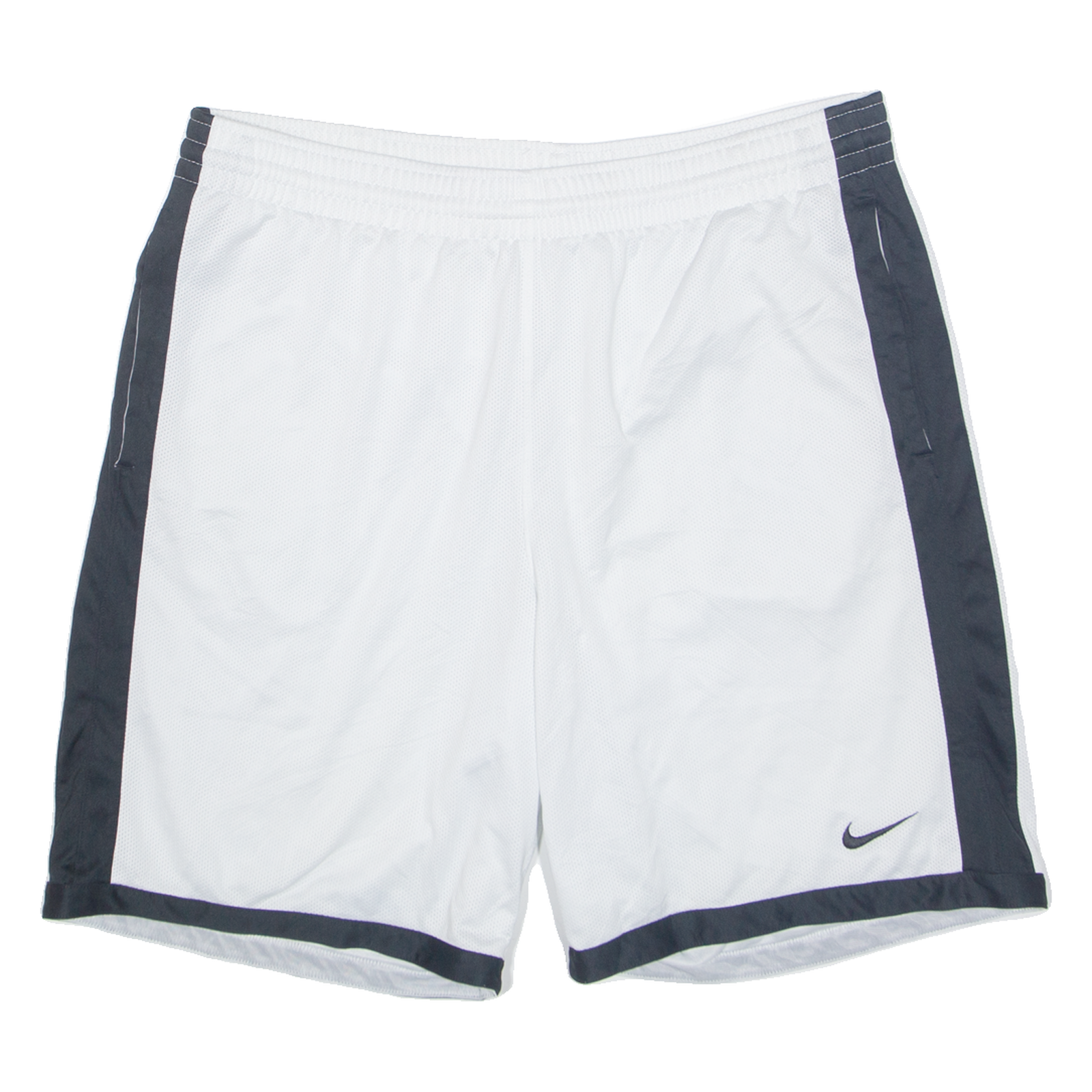 NIKE Mens Sports Shorts White Relaxed L W36 Refurbished - N/A refurbished available on Cerqular