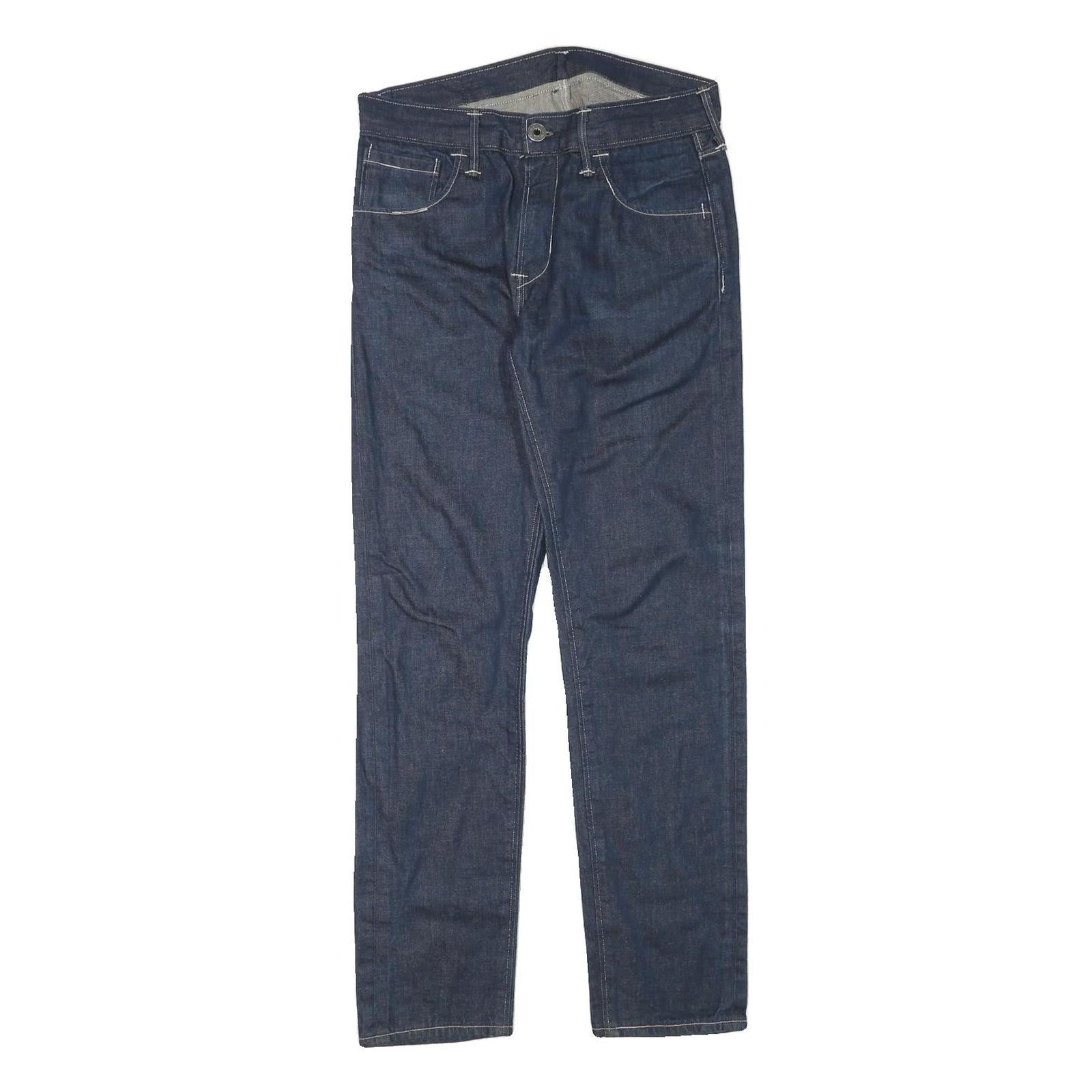 LEVI'S Mens Jeans Blue Regular Straight Denim Raw W30 L30 Classic Cotton Blend Refurbished - N/A refurbished available on Cerqular