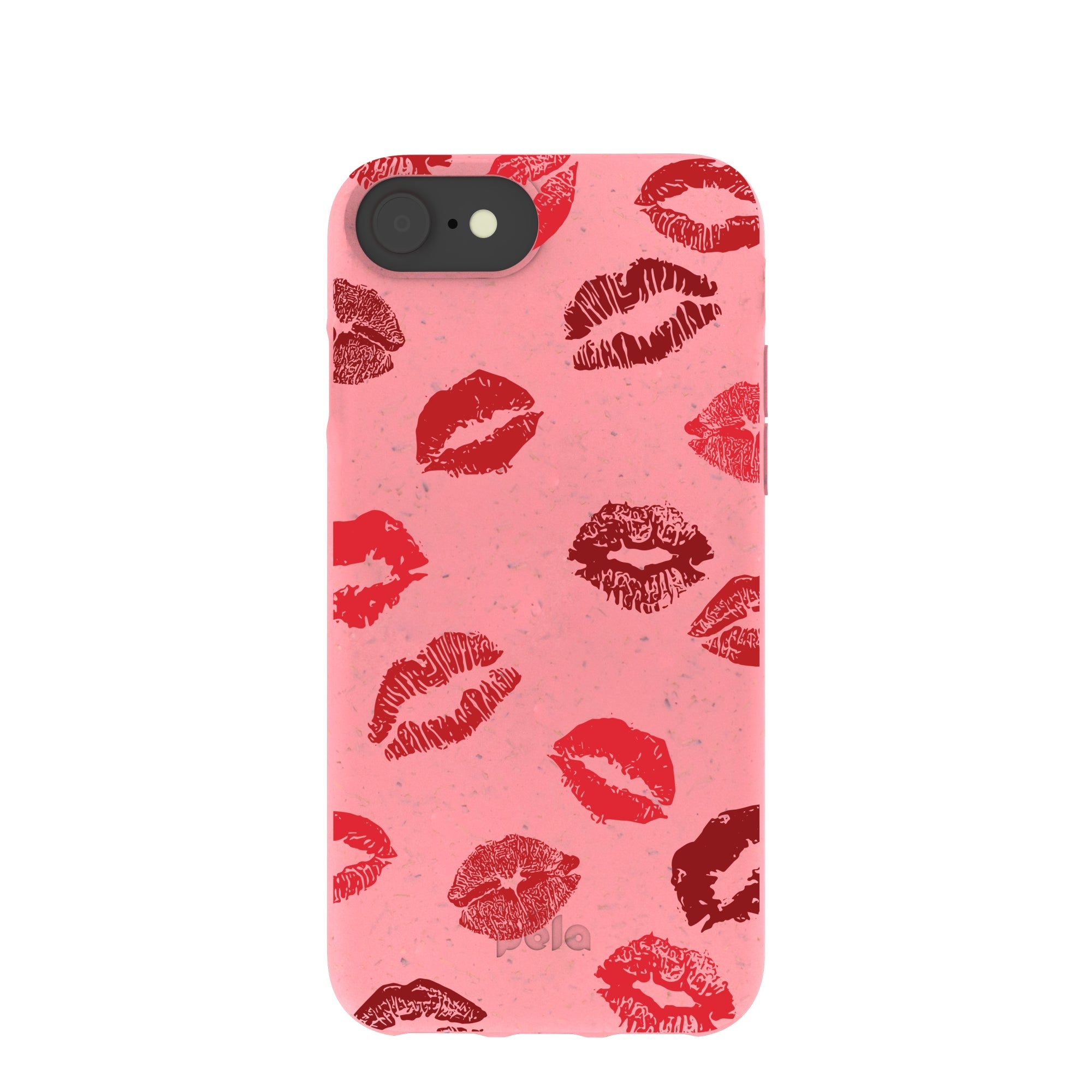 Bubblegum Pink XOXO iPhone 6/6s/7/8/SE Case Refurbished - Pela Case refurbished available on Cerqular