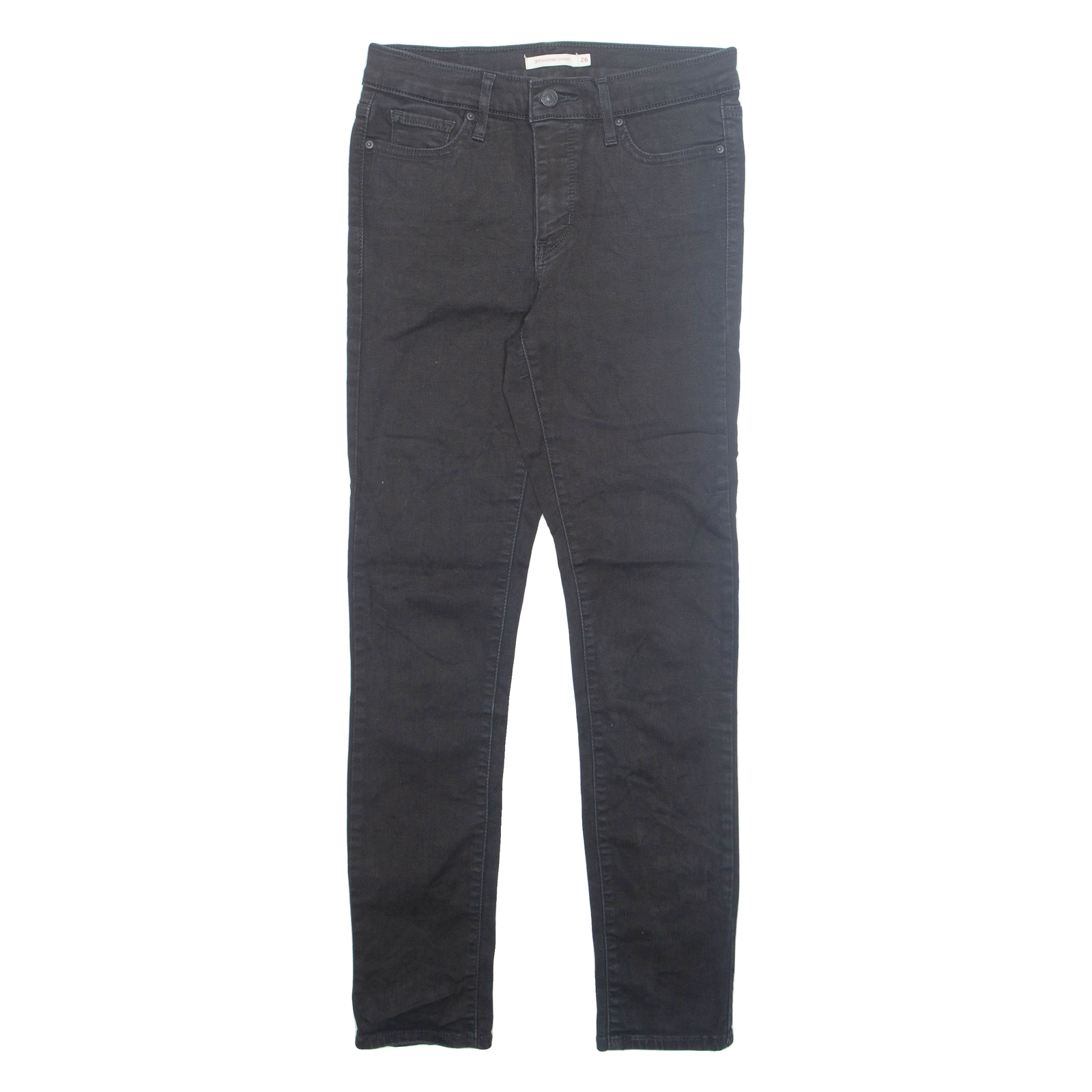 LEVI'S 311 Shaping Womens Jeans Black Regular Skinny W26 L30 Refurbished - N/A refurbished available on Cerqular