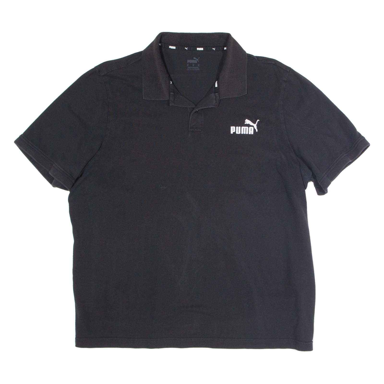 PUMA Mens Polo Shirt Black XL Refurbished - N/A refurbished available on Cerqular