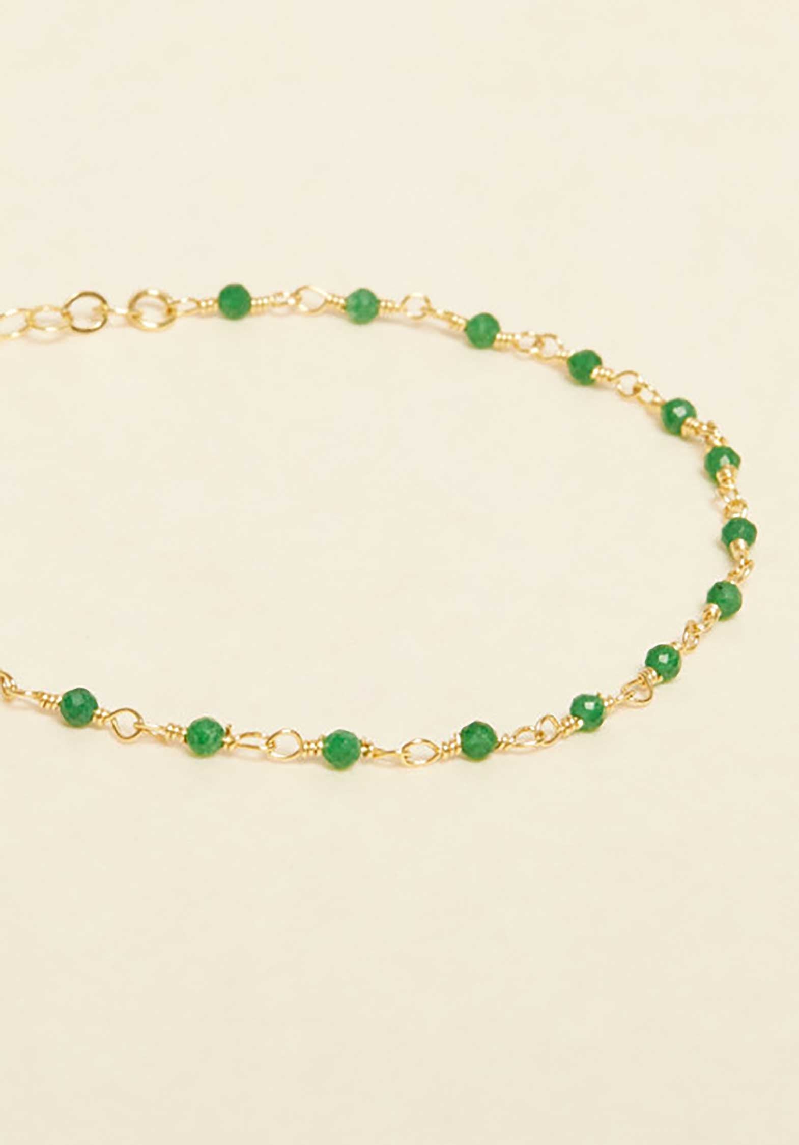 Bracelet  Briem Emerald | Color: EMERALD | Size: U Refurbished - Rue Madame is a known brand, and the standardized name is " refurbished available on Cerqular