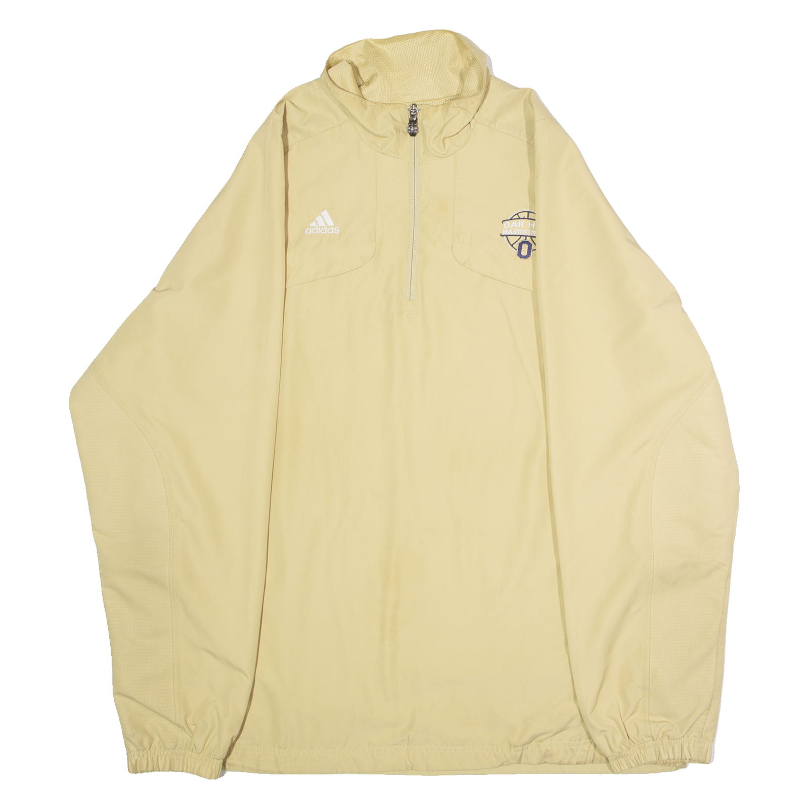 ADIDAS Oak Hill Basketball Mens Pullover Jacket Gold USA XL Refurbished - N/A refurbished available on Cerqular