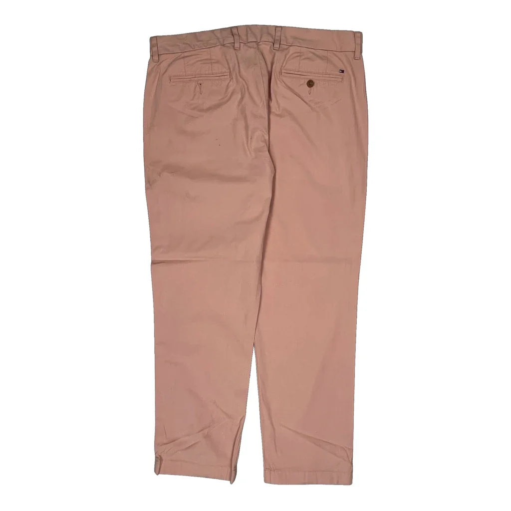 Tommy Hilfiger Chinos - 37W 27L Pink Cotton Refurbished - Thrifted (note: this is a term often used to describe second- refurbished available on Cerqular