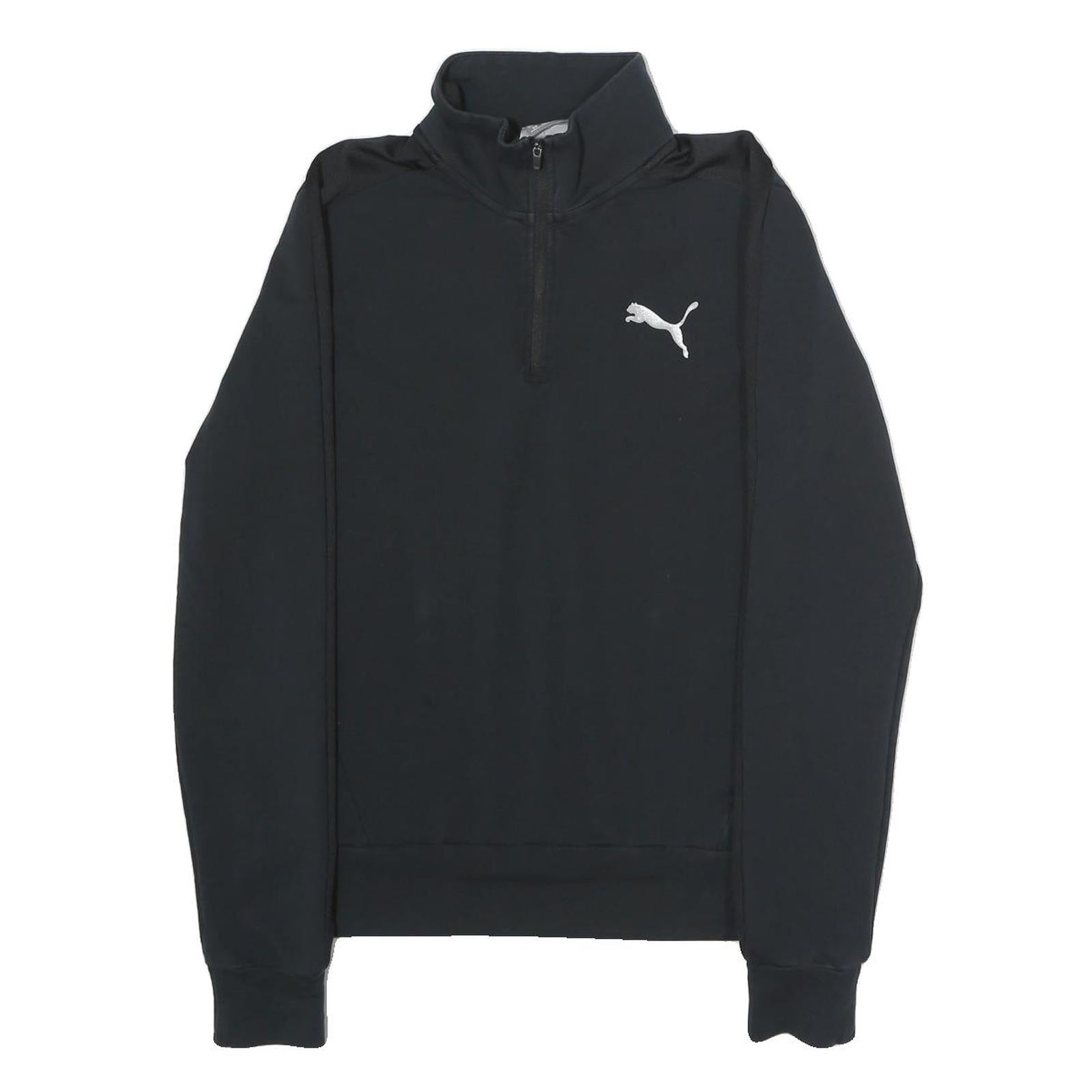 Buy PUMA Mens Black 1/4 Zip S Sweatshirt Cotton Blend Pullover Sportswear Refurbished - $35.09 PUMA Mens Black 1/4 Zip S Sweatshirt Cotton Blend Pullover Sportswear Refurbished - N/A refurbished available on Cerqular